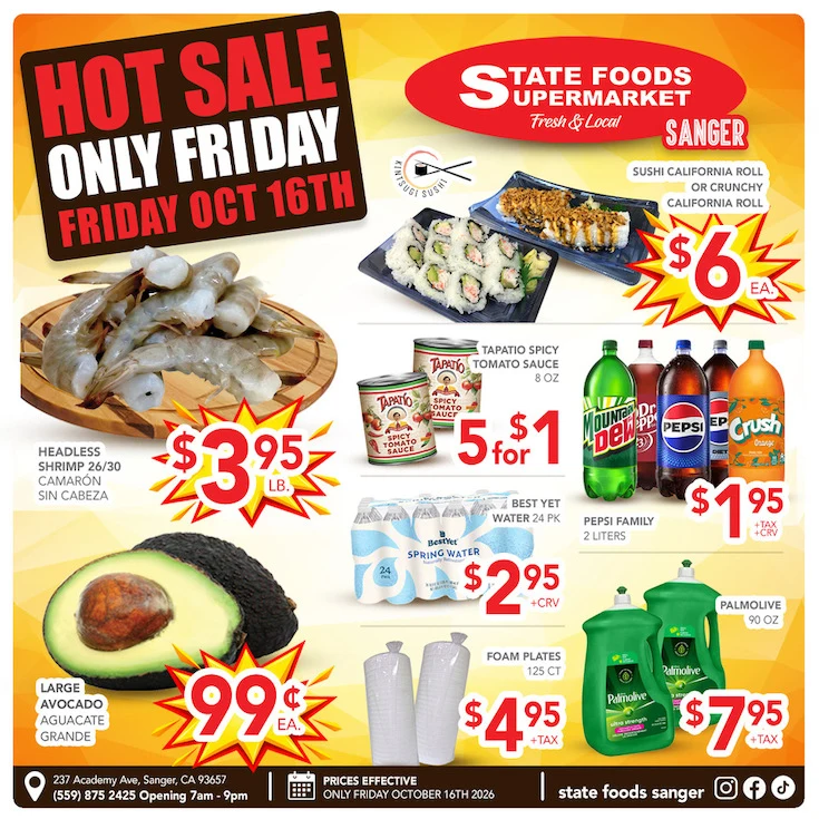State Foods - Sanger Weekly Ad - Page 7