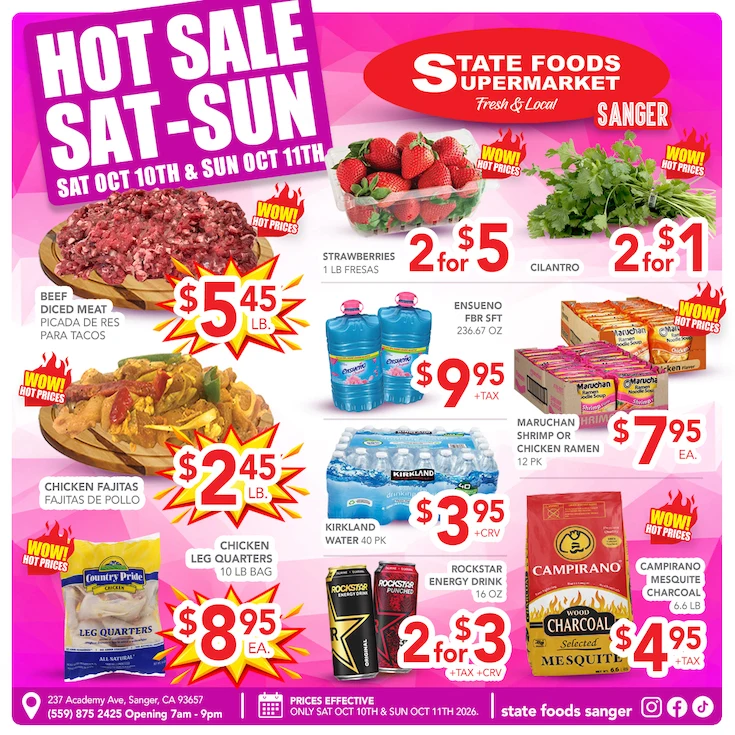 State Foods - Sanger Weekly Ad - Page 8