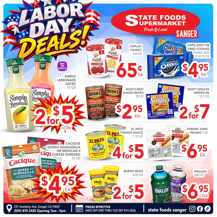 State Foods - Sanger Weekly Ad - Page 2