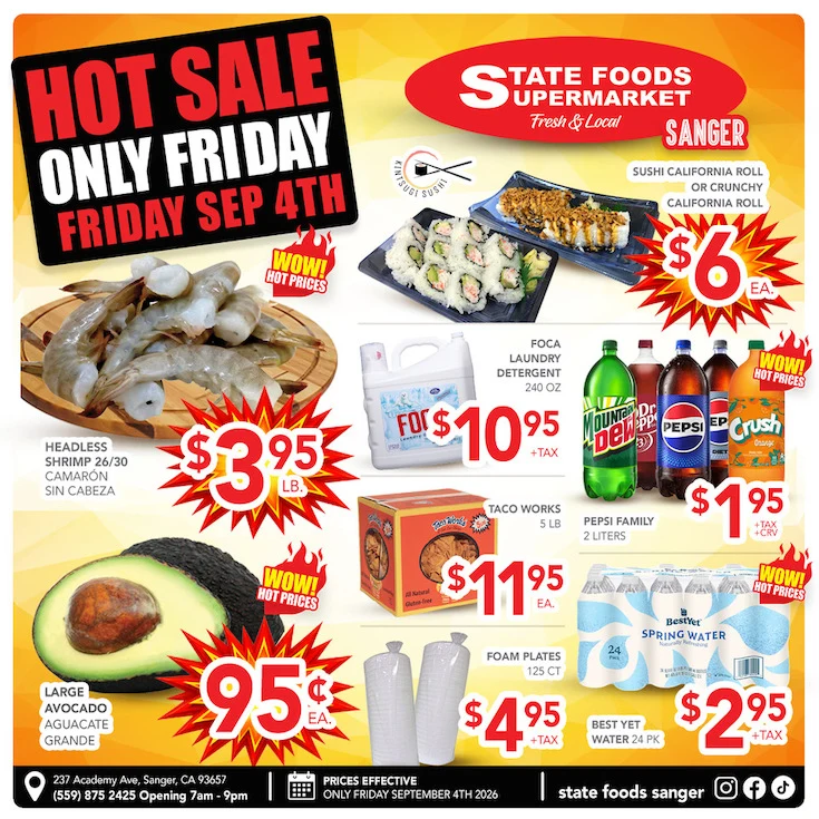 State Foods - Sanger Weekly Ad - Page 6