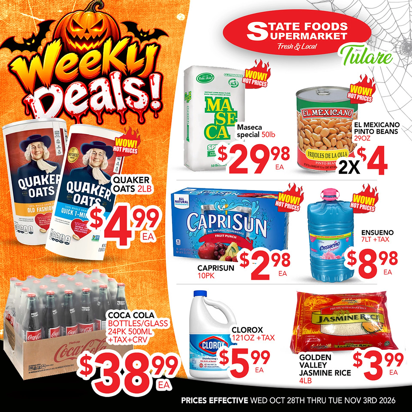 State Foods - Tulare Weekly Ad - Page 1