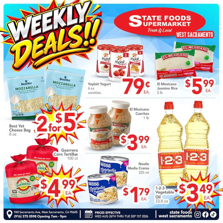 State Foods - West Sacramento Weekly Ad - Page 1