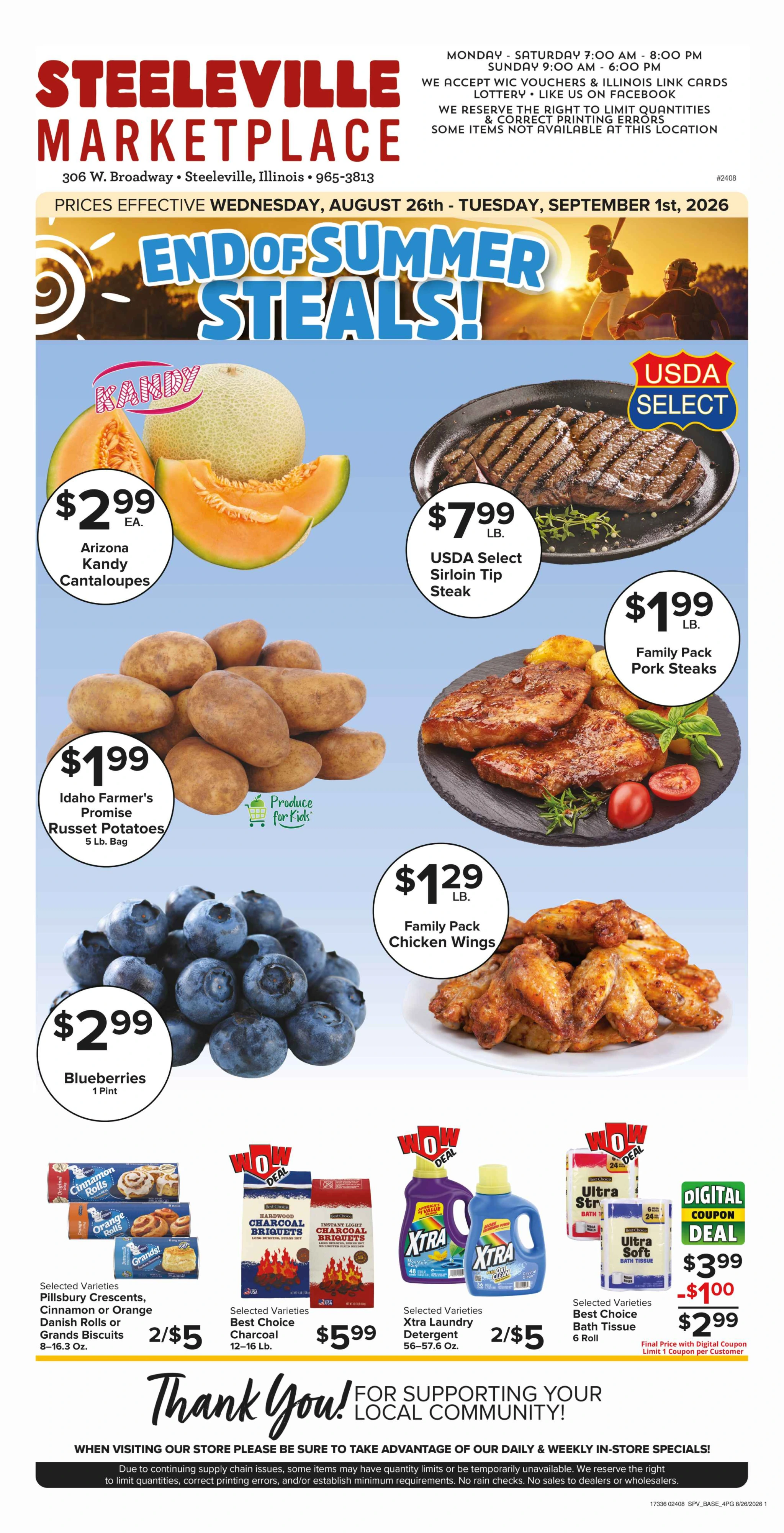 Steeleville Marketplace Current Ad - Page 1