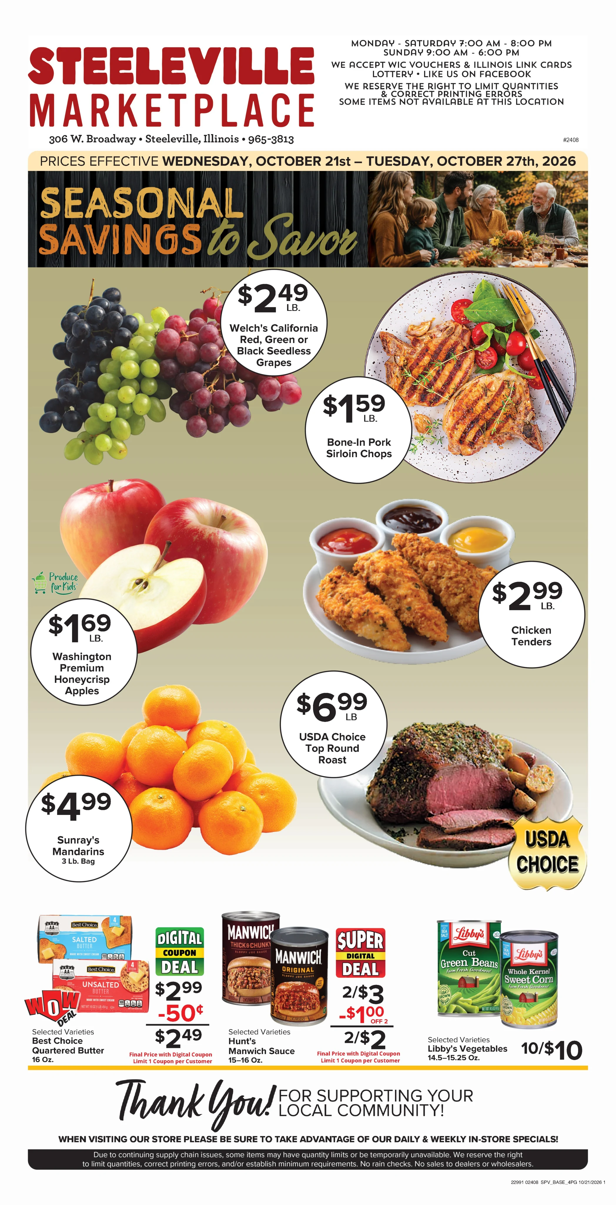 Steeleville Marketplace Current Ad - Page 1