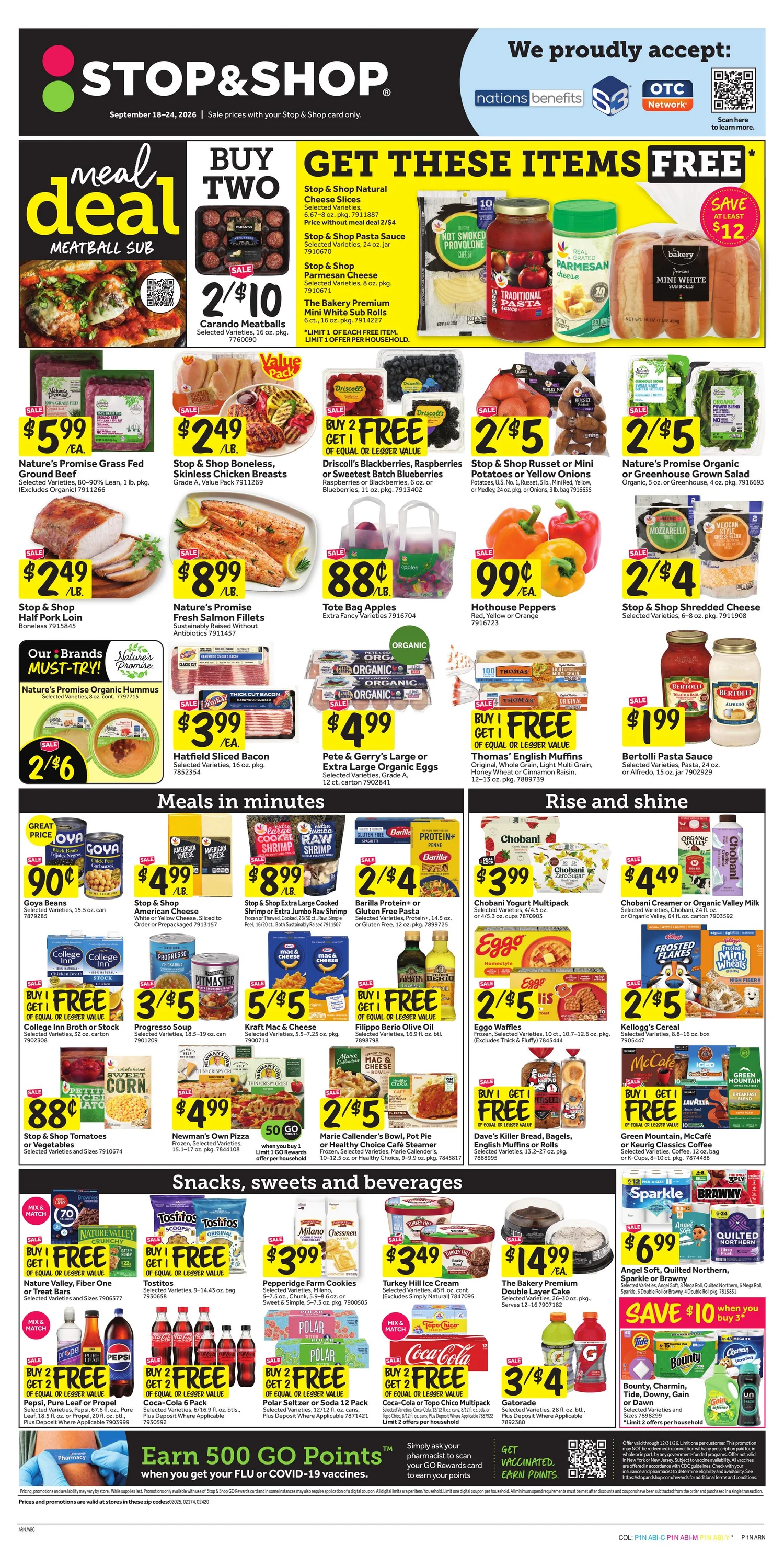 Stop & Shop Greater Boston & Massachusetts Weekly Ad Sep 18 - 24, 2026 - Page 1