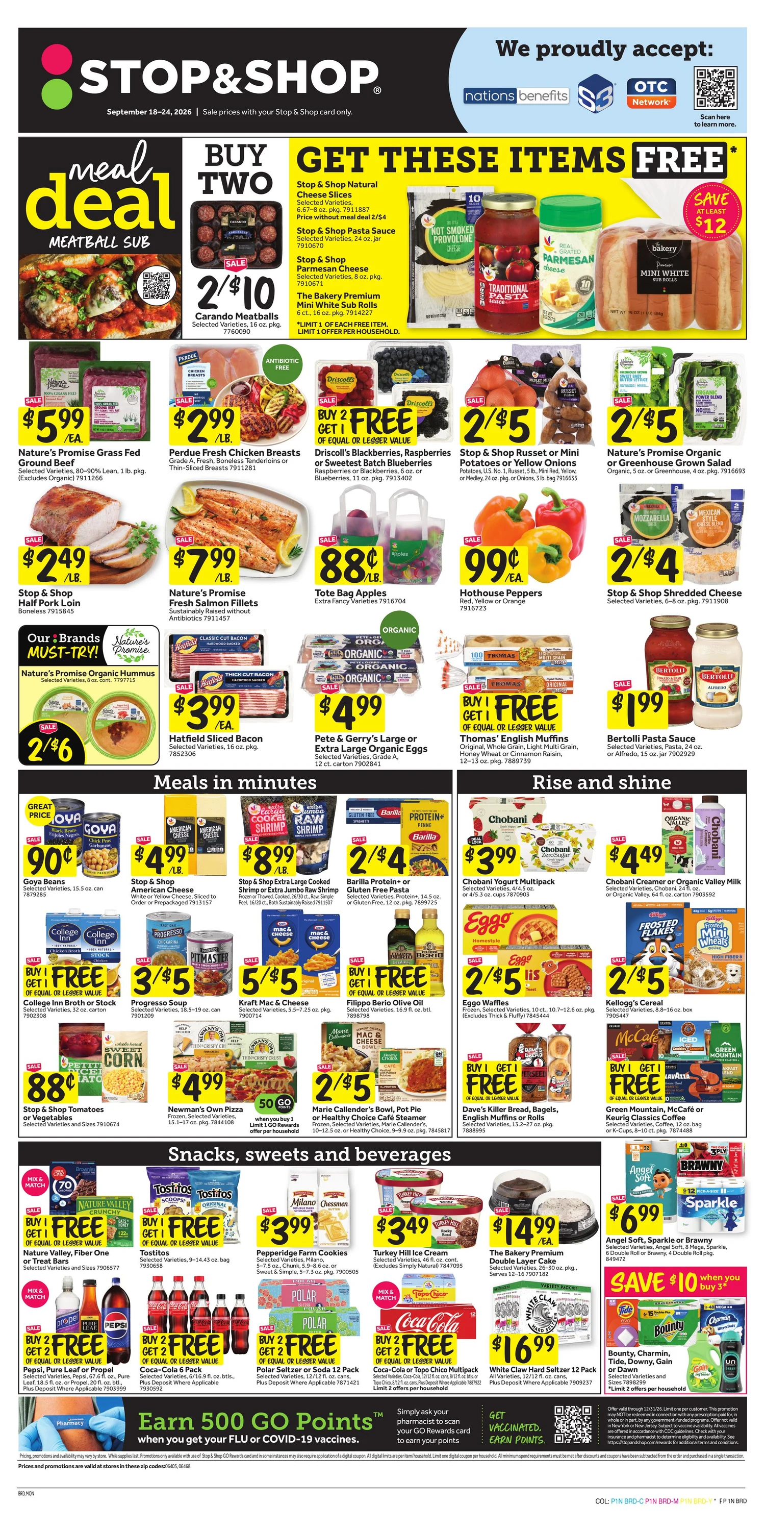 Stop & Shop - Connecticut & Rhode Island Weekly Ad Sep 18 - 24, 2026 - Page 1