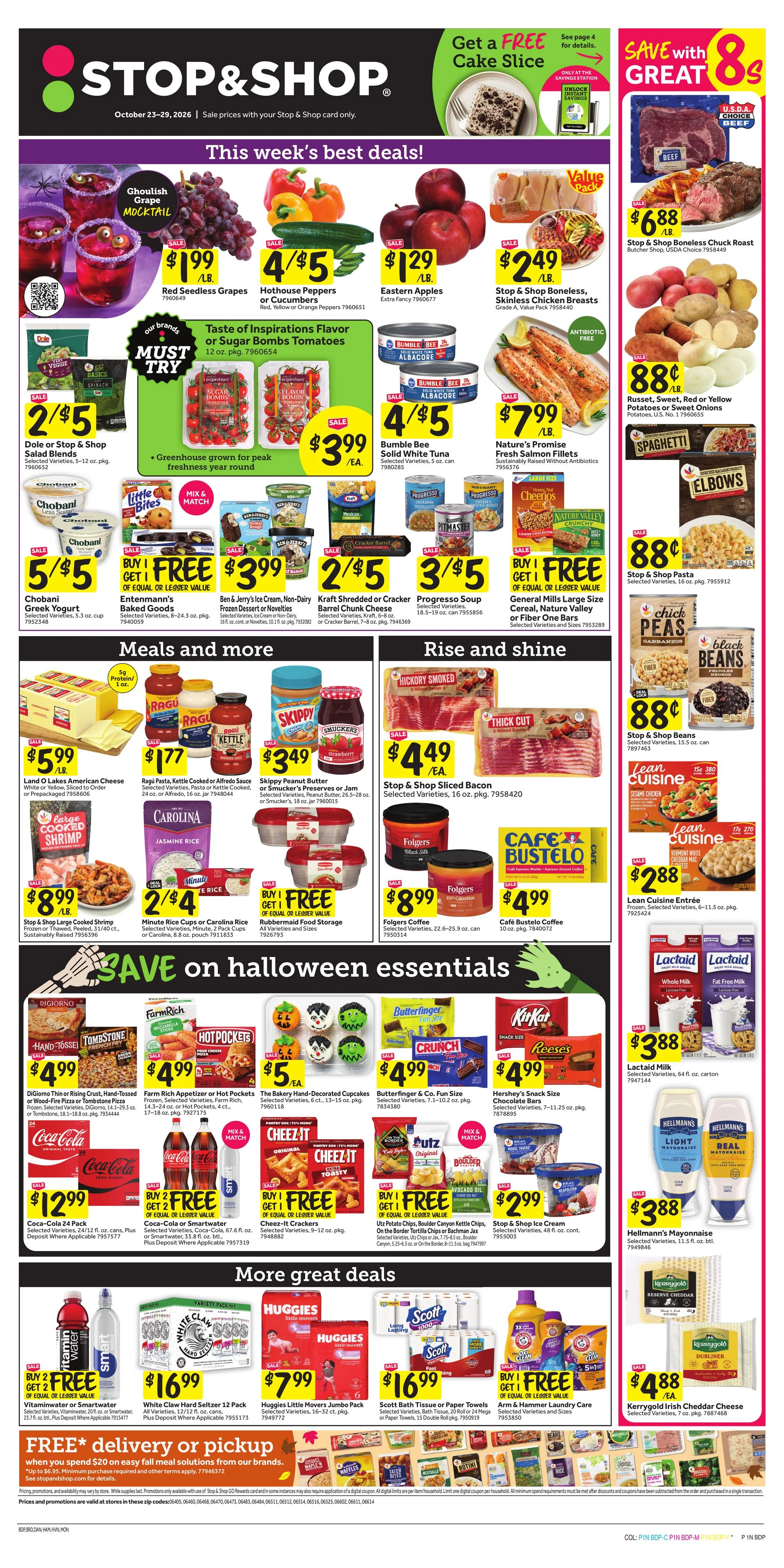Stop & Shop - Connecticut & Rhode Island Weekly Ad Oct 23 - 29, 2026 - Page 1