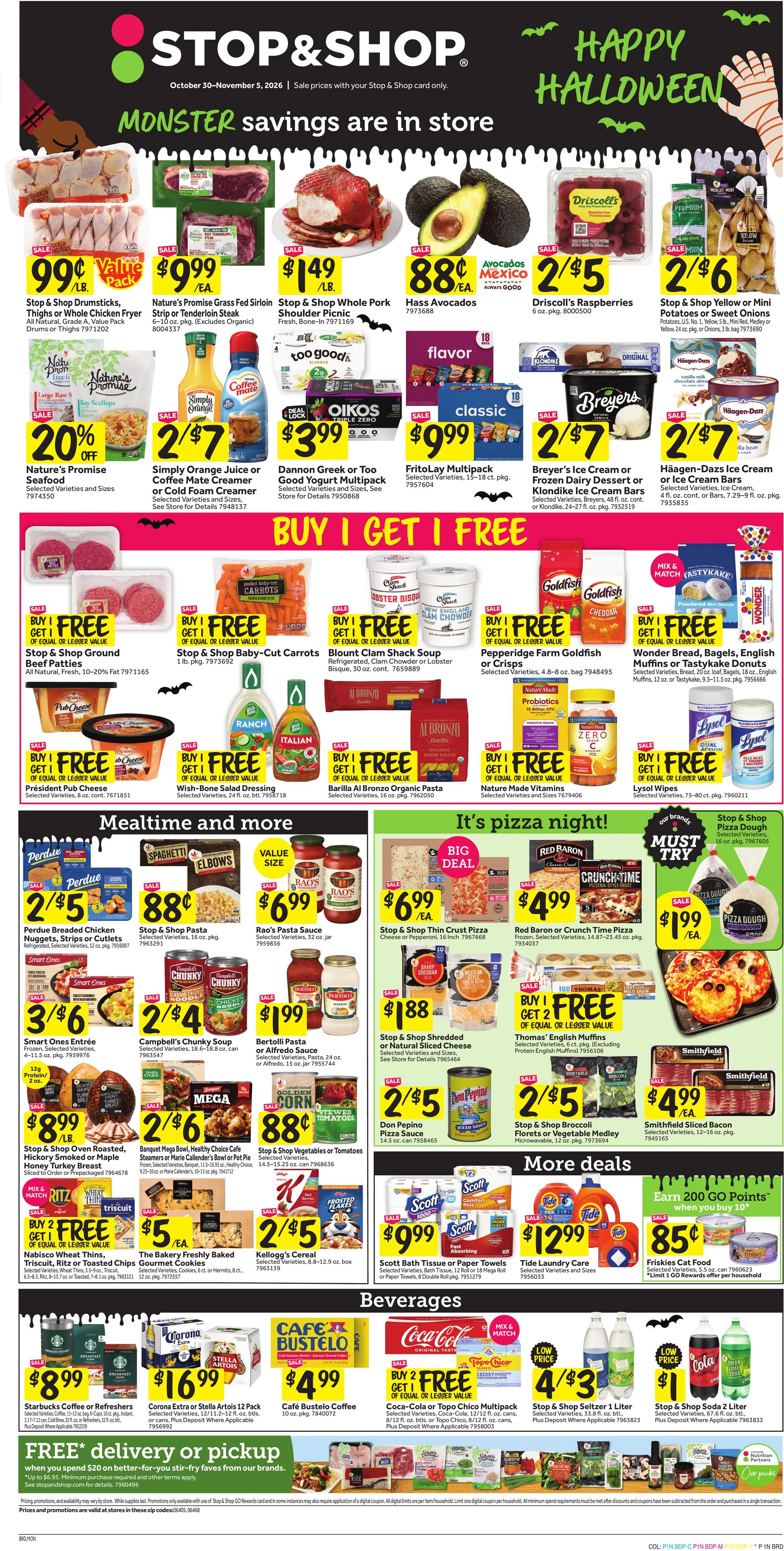 Stop & Shop - Connecticut & Rhode Island Weekly Ad Oct 30 - Nov 5, 2026 - Page 1