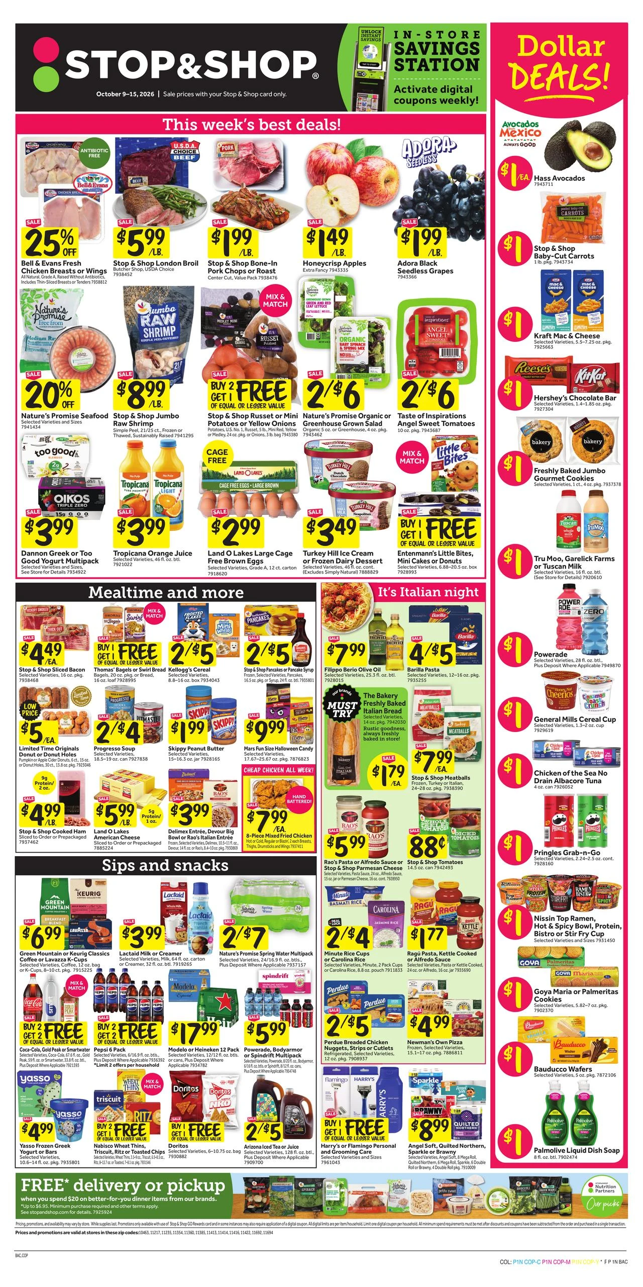Stop & Shop - Metro New York & New Jersey Weekly Ad Oct 9 - 15, 2026 - Page 1