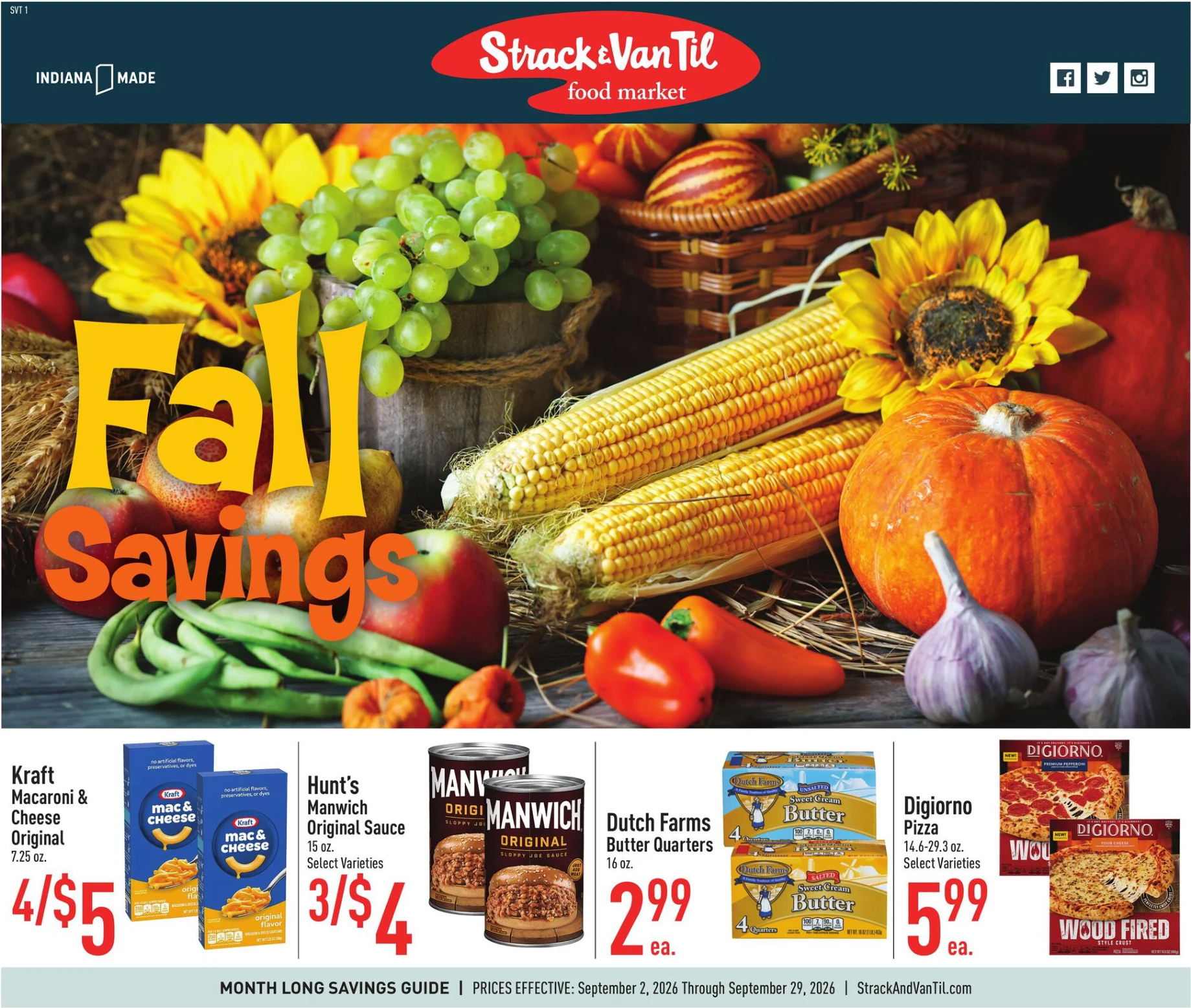 Strack & Van Til September Savings Guide - Page 1