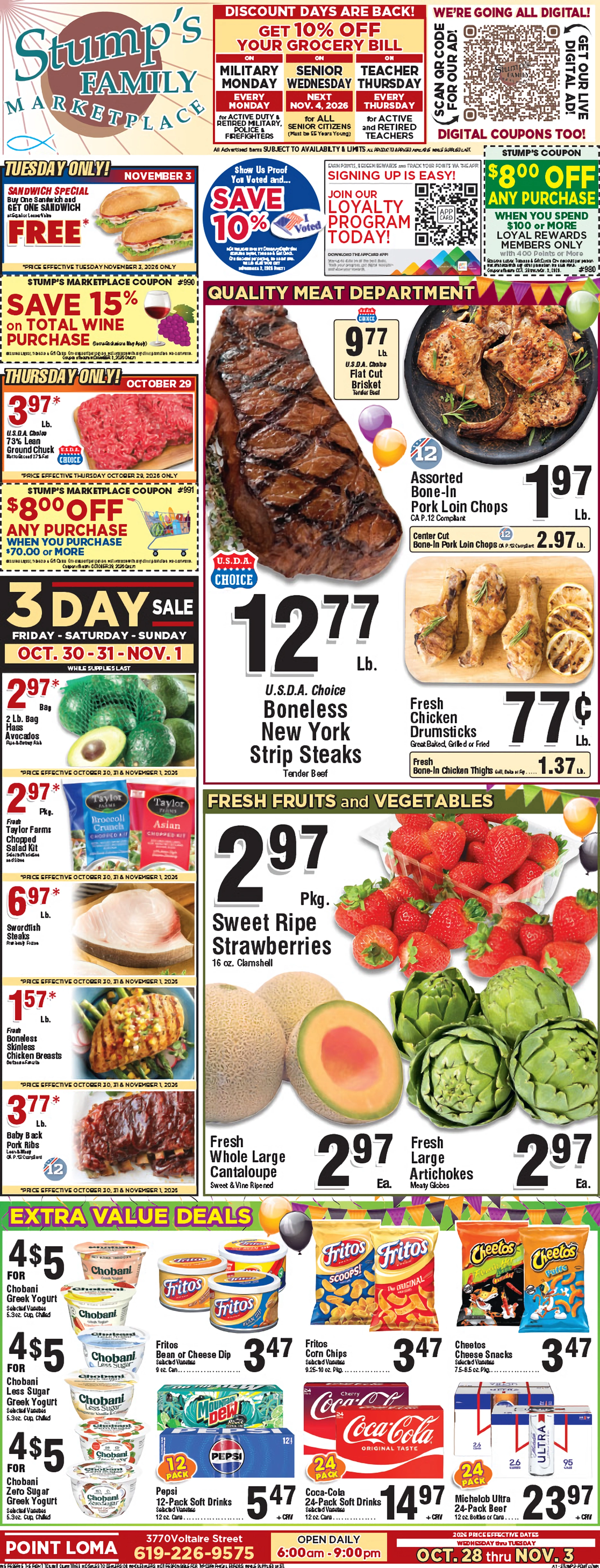 Stump’s Family Marketplace Weekly Ad - Page 1