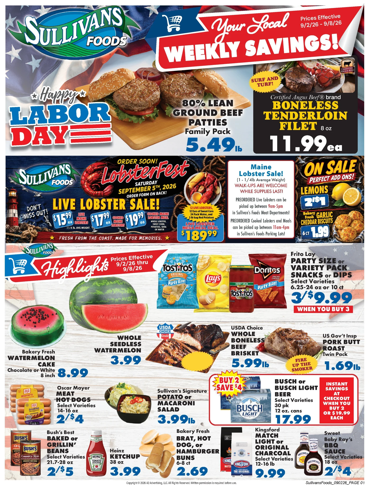 Sullivan's Foods Next Ad - Page 1