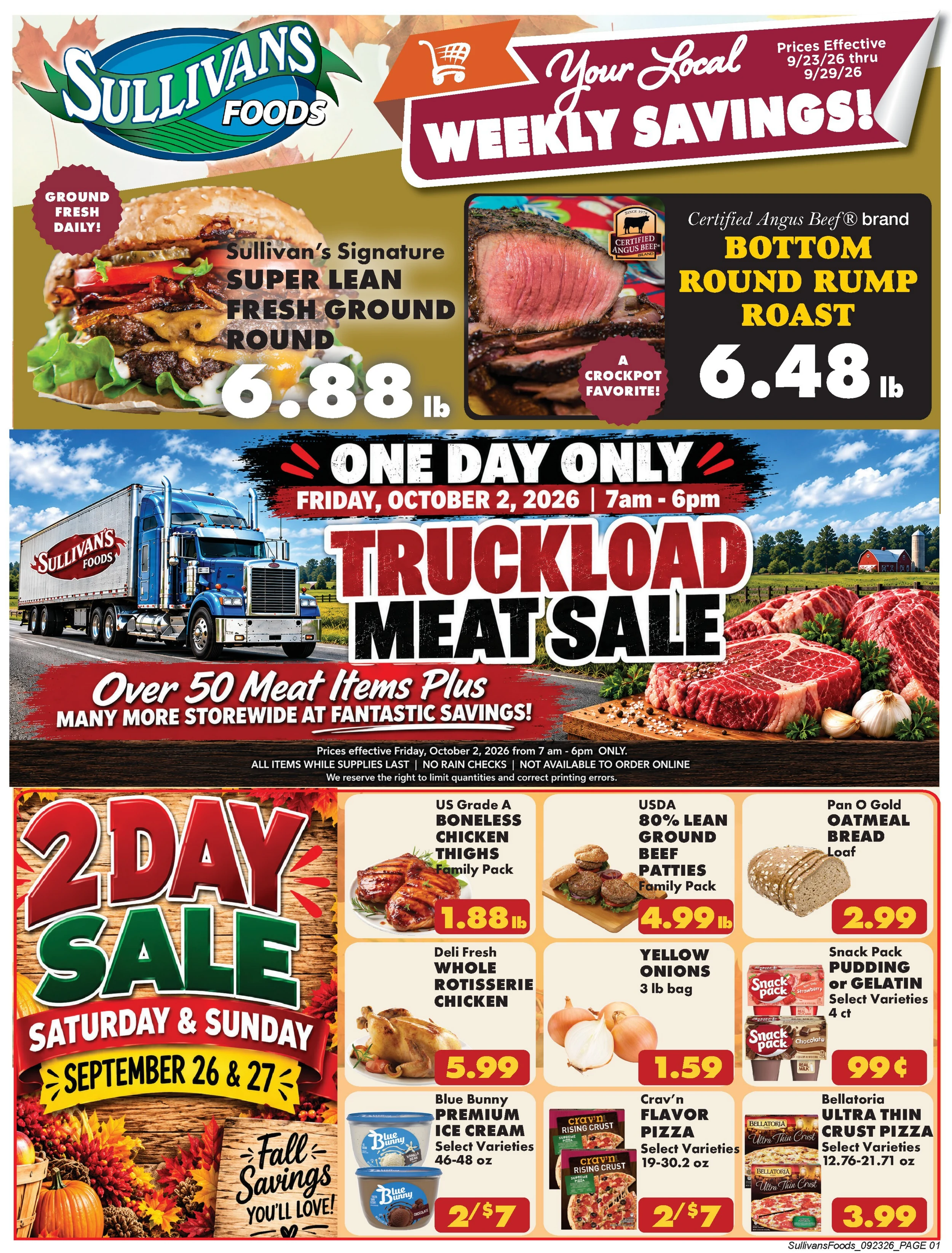 Sullivan's Foods Next Ad - Page 1