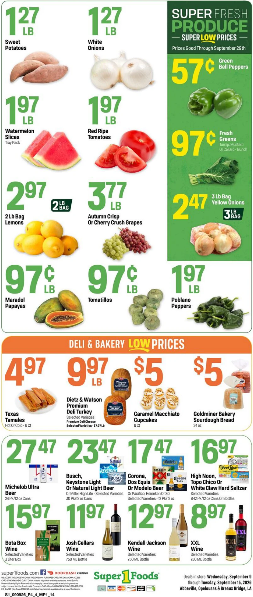 Super 1 Foods Weekly Circular - Page 4