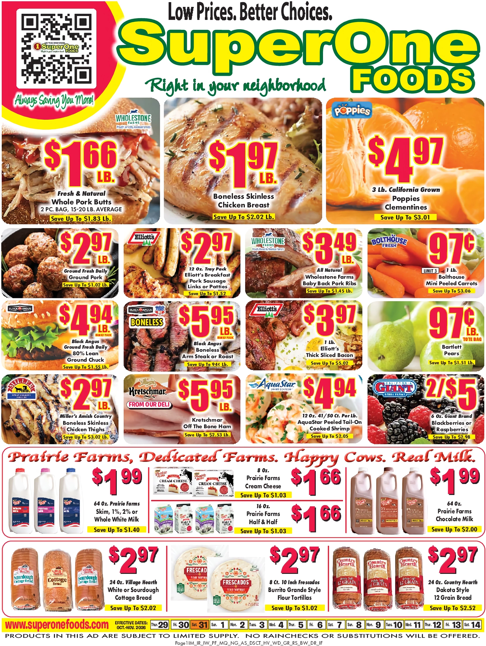 Super One Foods Weekly Ad - Page 1