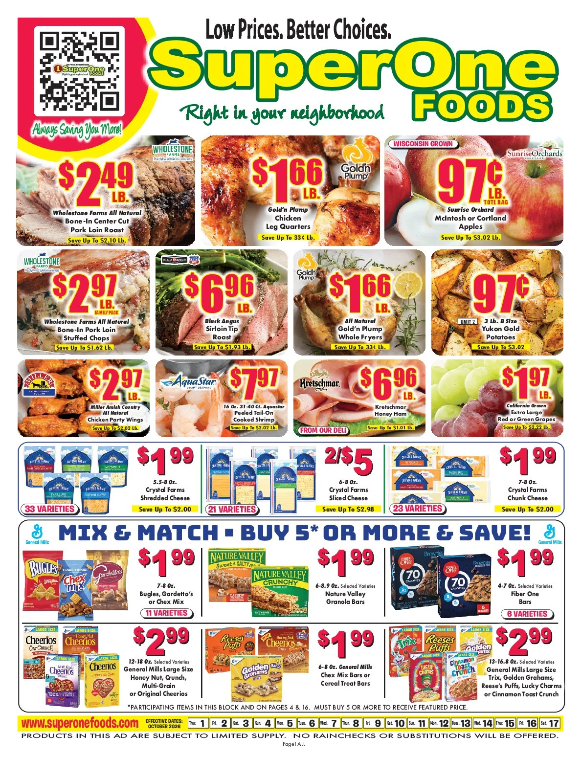Super One Foods Weekly Ad - Page 1