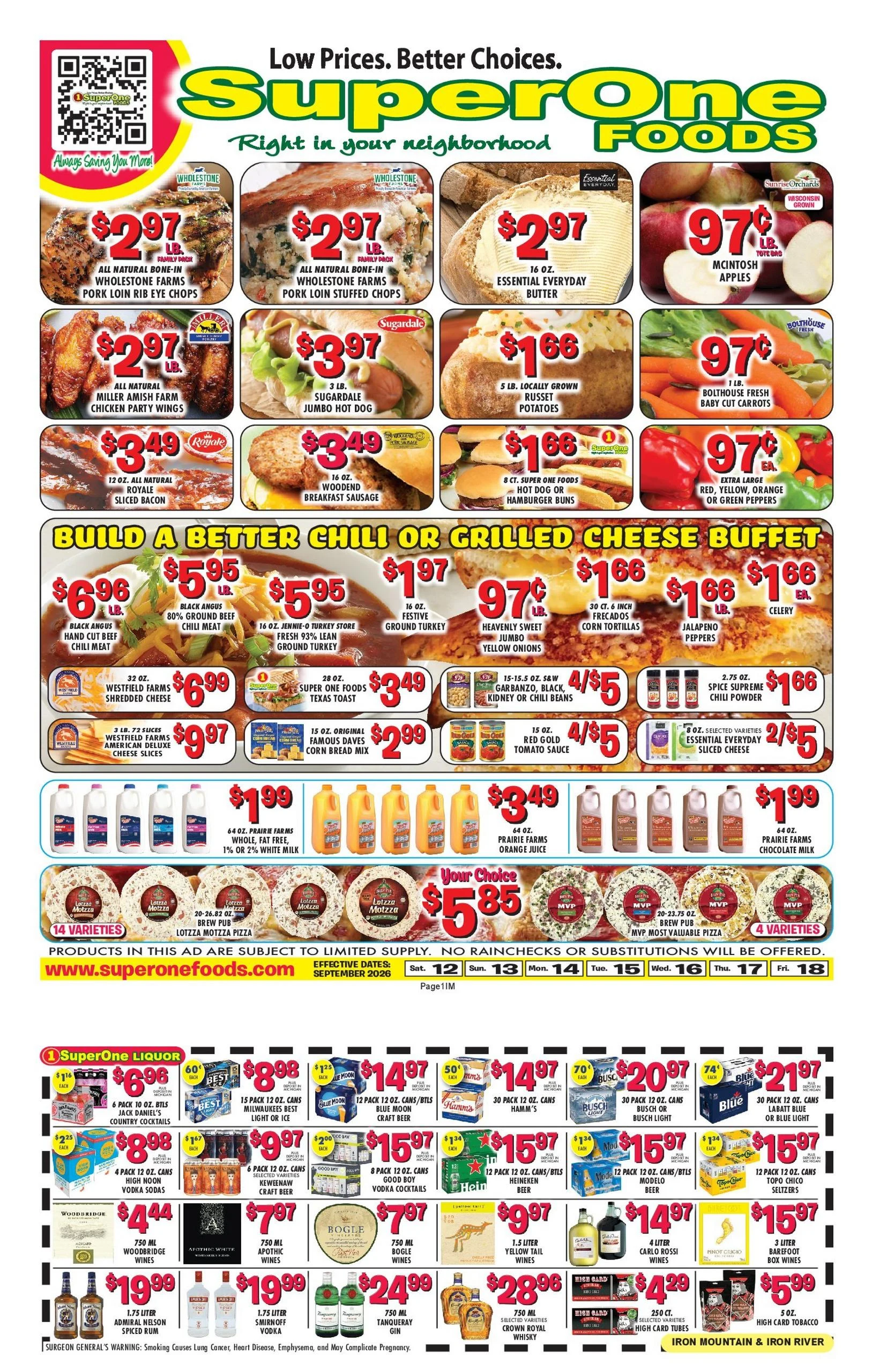 Super One Foods Indexed Weekly - Page 1