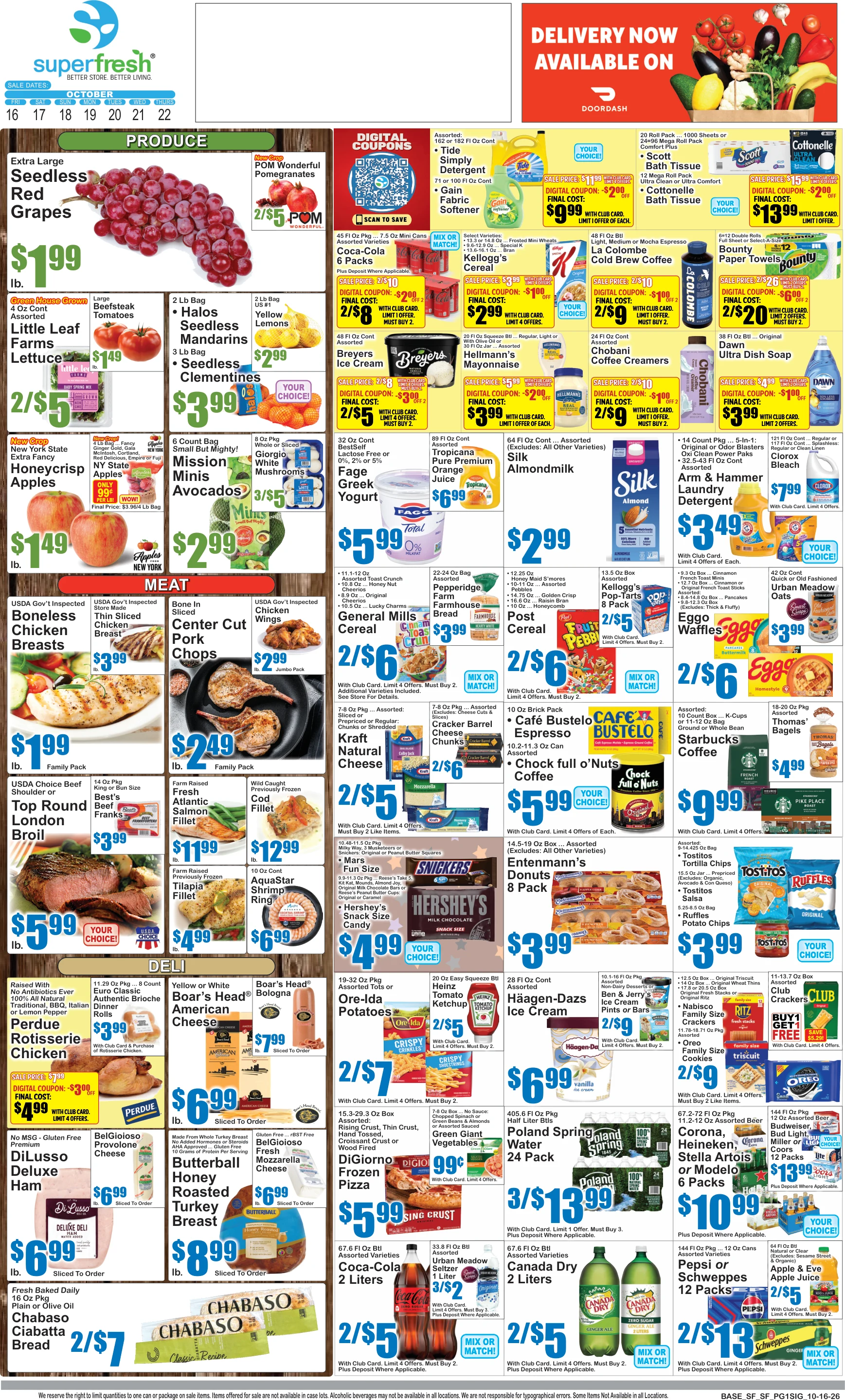 Superfresh Superfresh Weekly Circular - Page 1
