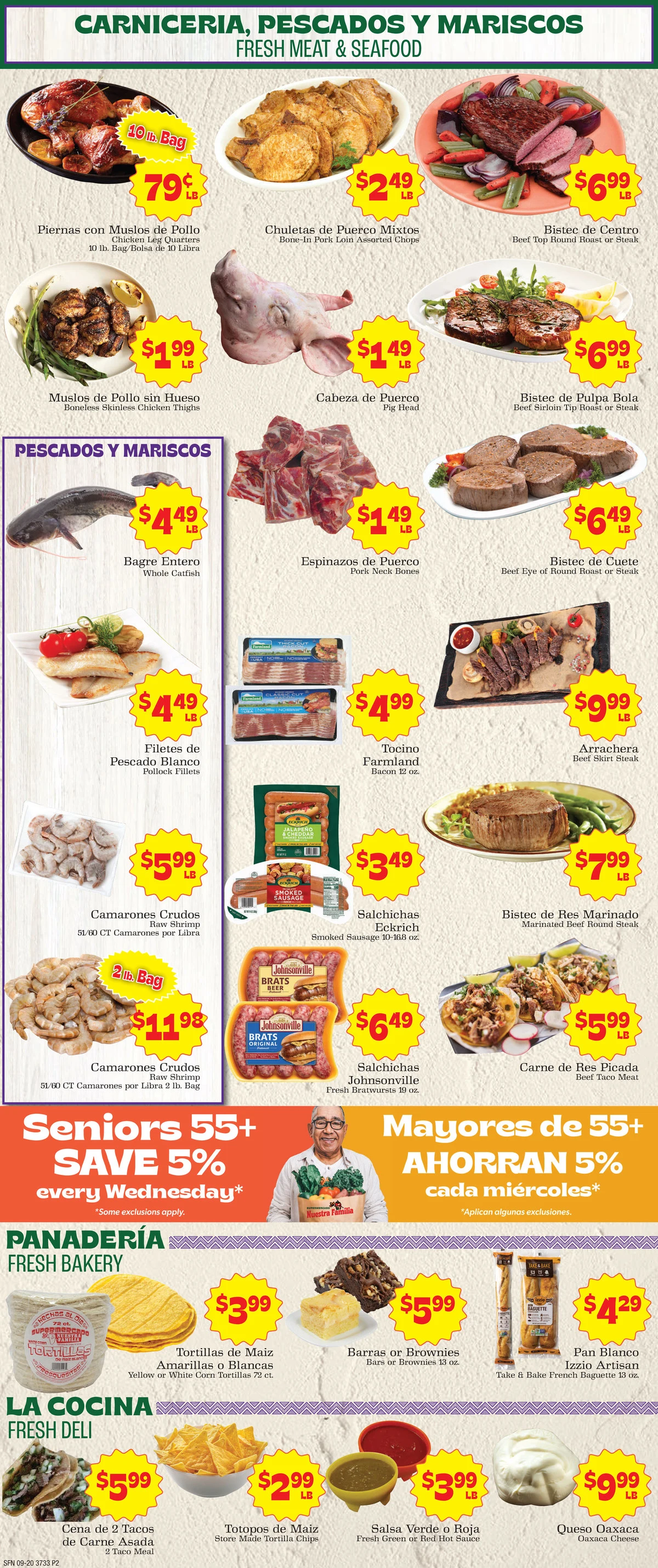 Supermercado Nuestra Familia 9/20 Weekly Ad - Page 2