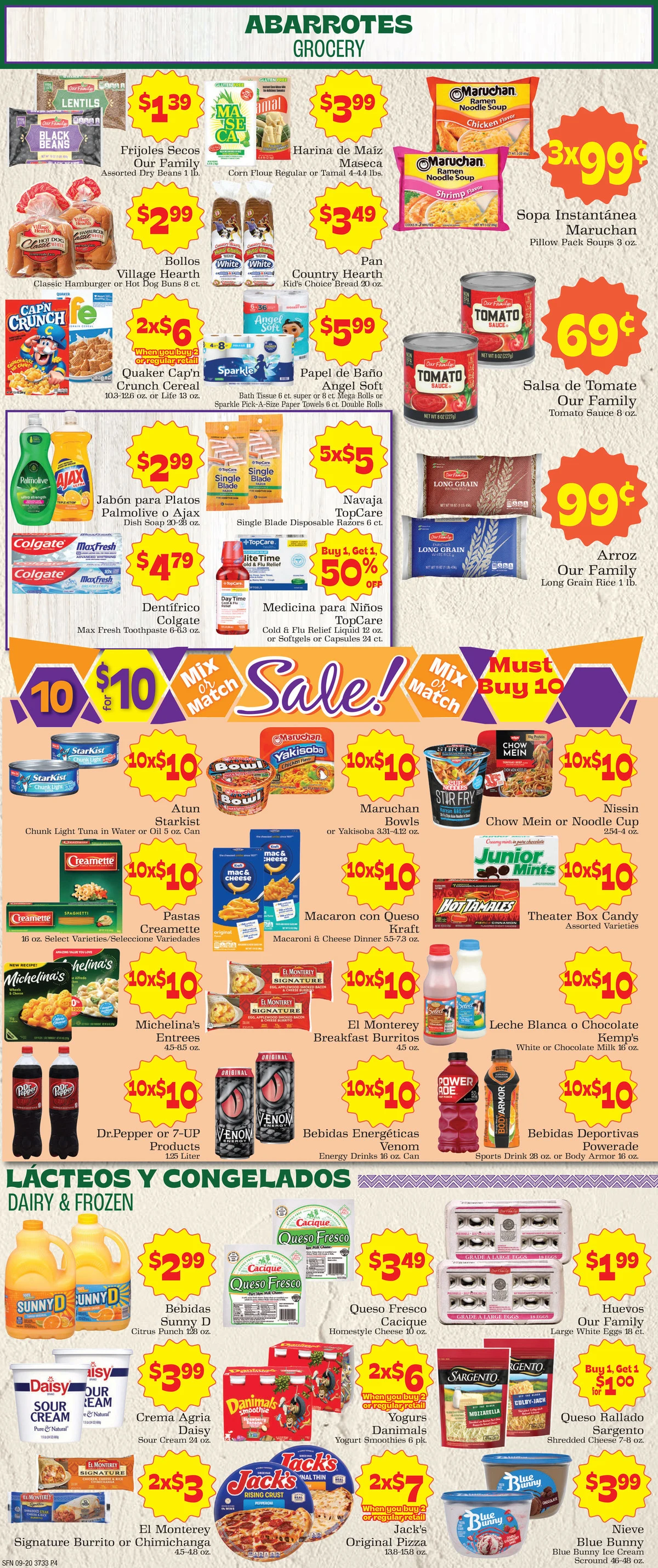 Supermercado Nuestra Familia 9/20 Weekly Ad - Page 4