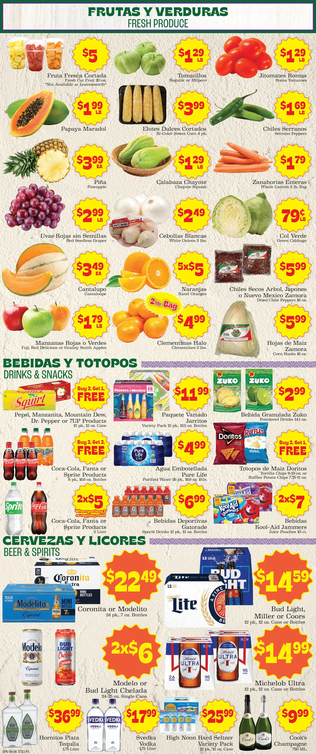 Supermercado Nuestra Familia 9/6 Weekly Ad - Page 3