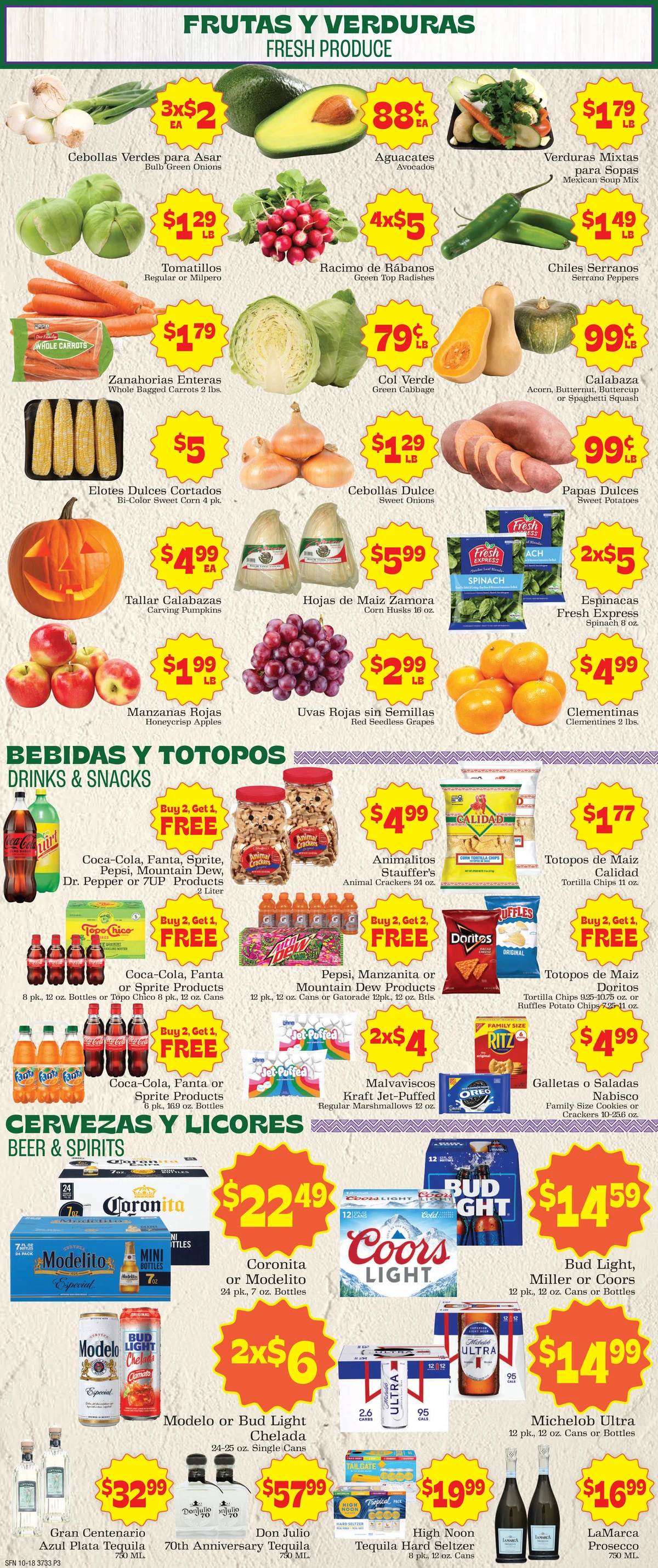 Supermercado Nuestra Familia 10/18 Weekly Ad - Page 3