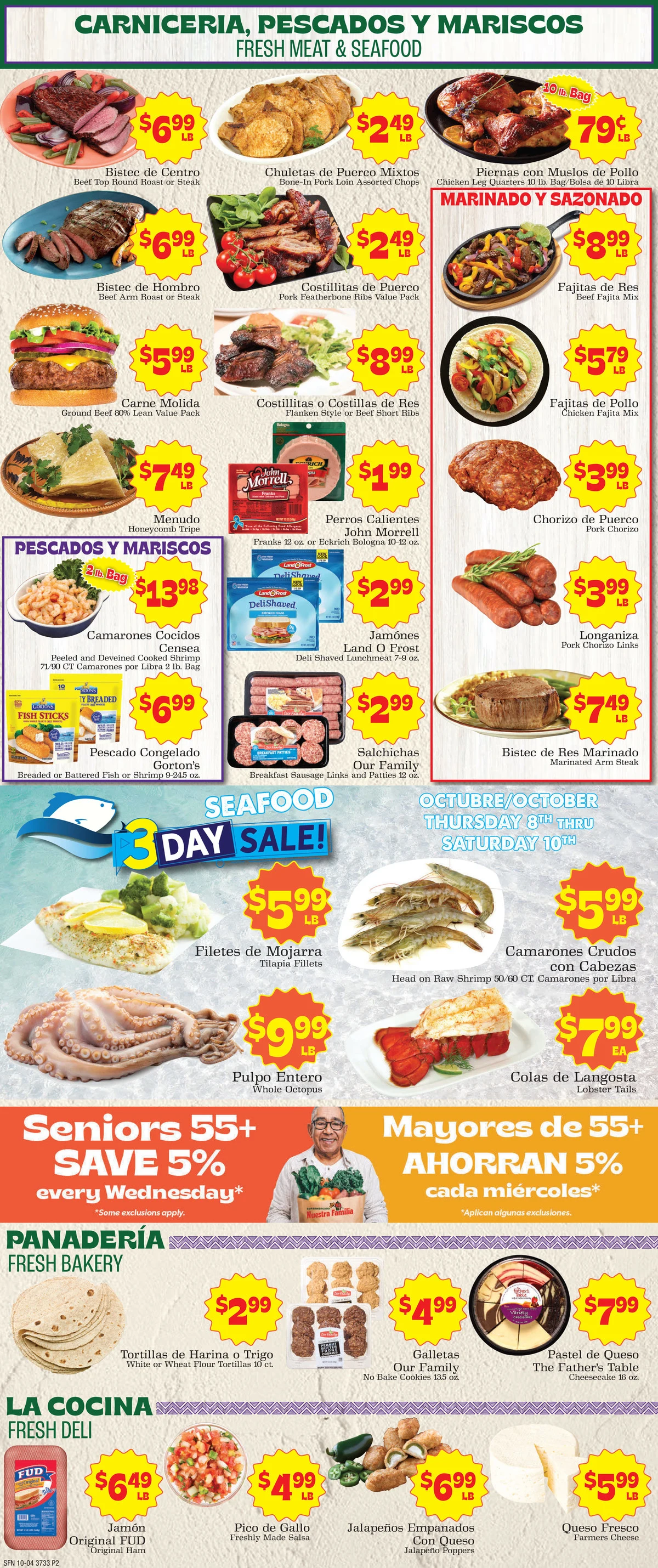 Supermercado Nuestra Familia 10/4 Weekly Ad - Page 2