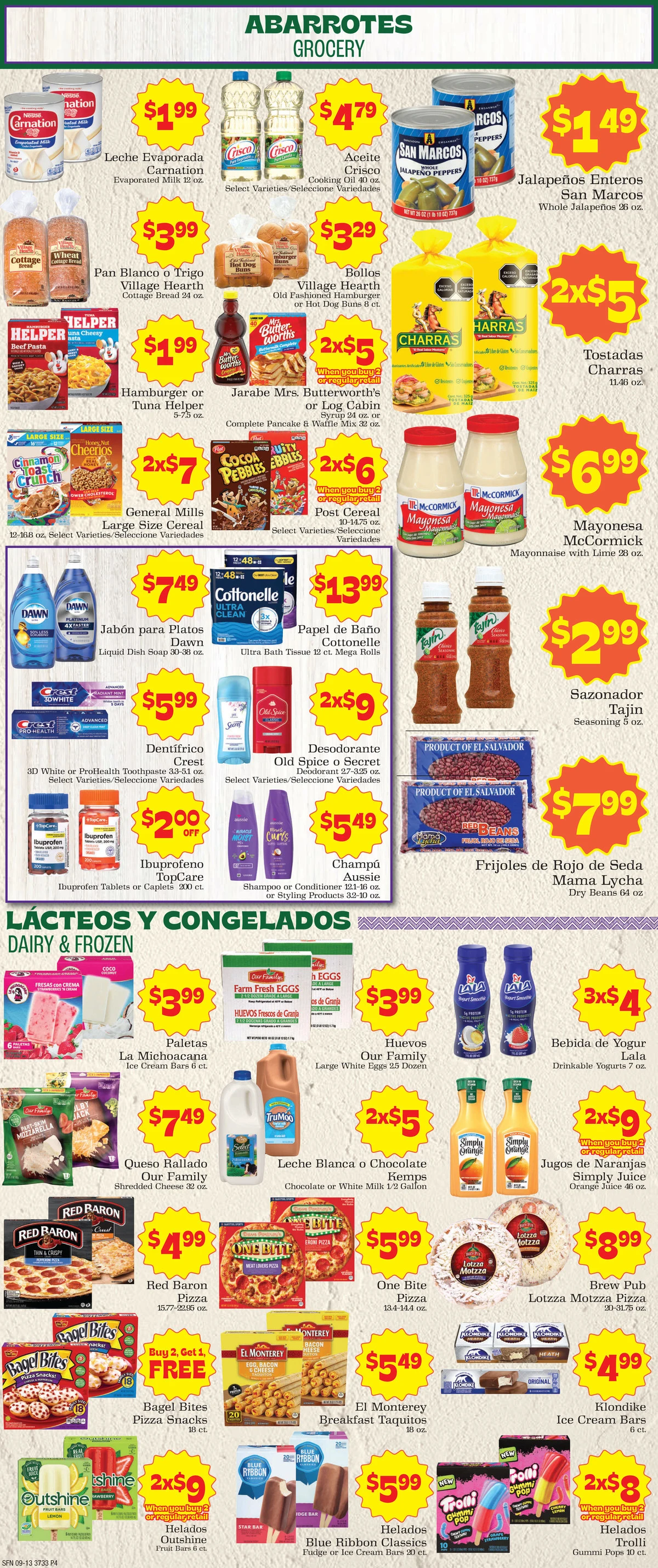 Supermercado Nuestra Familia 9/13 Weekly Ad - Page 4