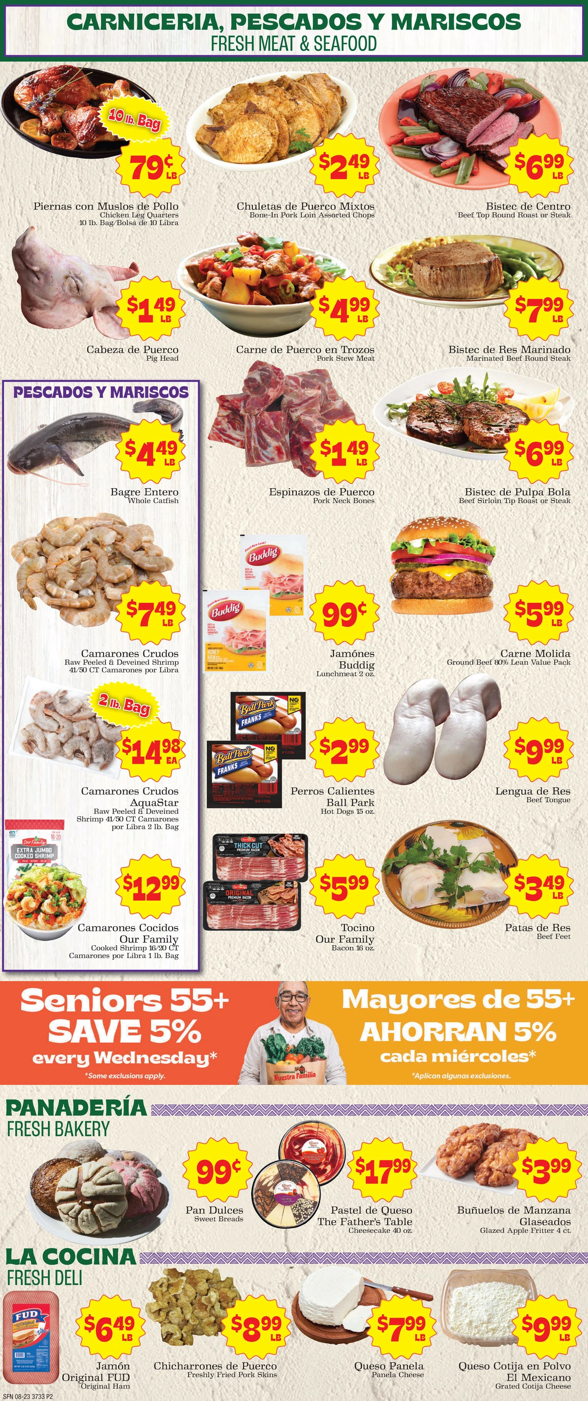 Supermercado Nuestra Familia 8/23 Weekly Ad - Page 2