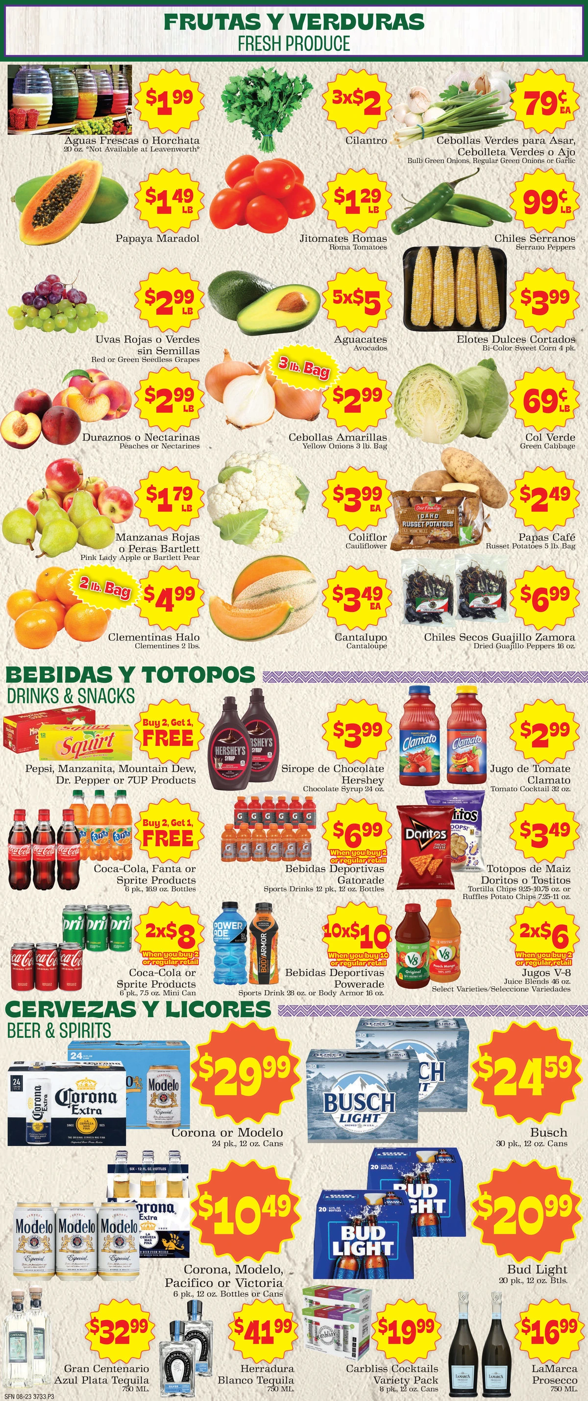 Supermercado Nuestra Familia 8/23 Weekly Ad - Page 3