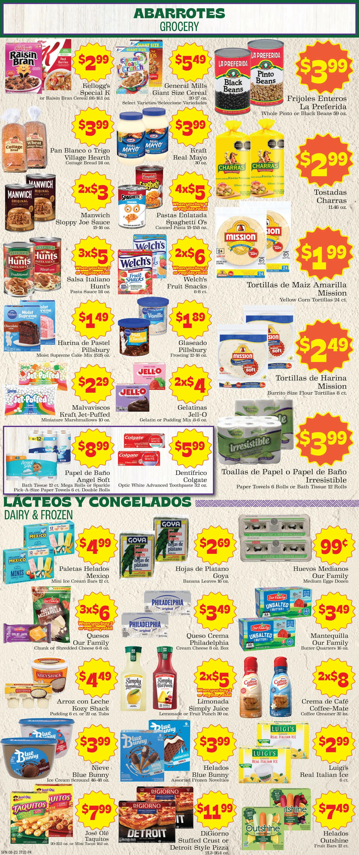 Supermercado Nuestra Familia 8/23 Weekly Ad - Page 4
