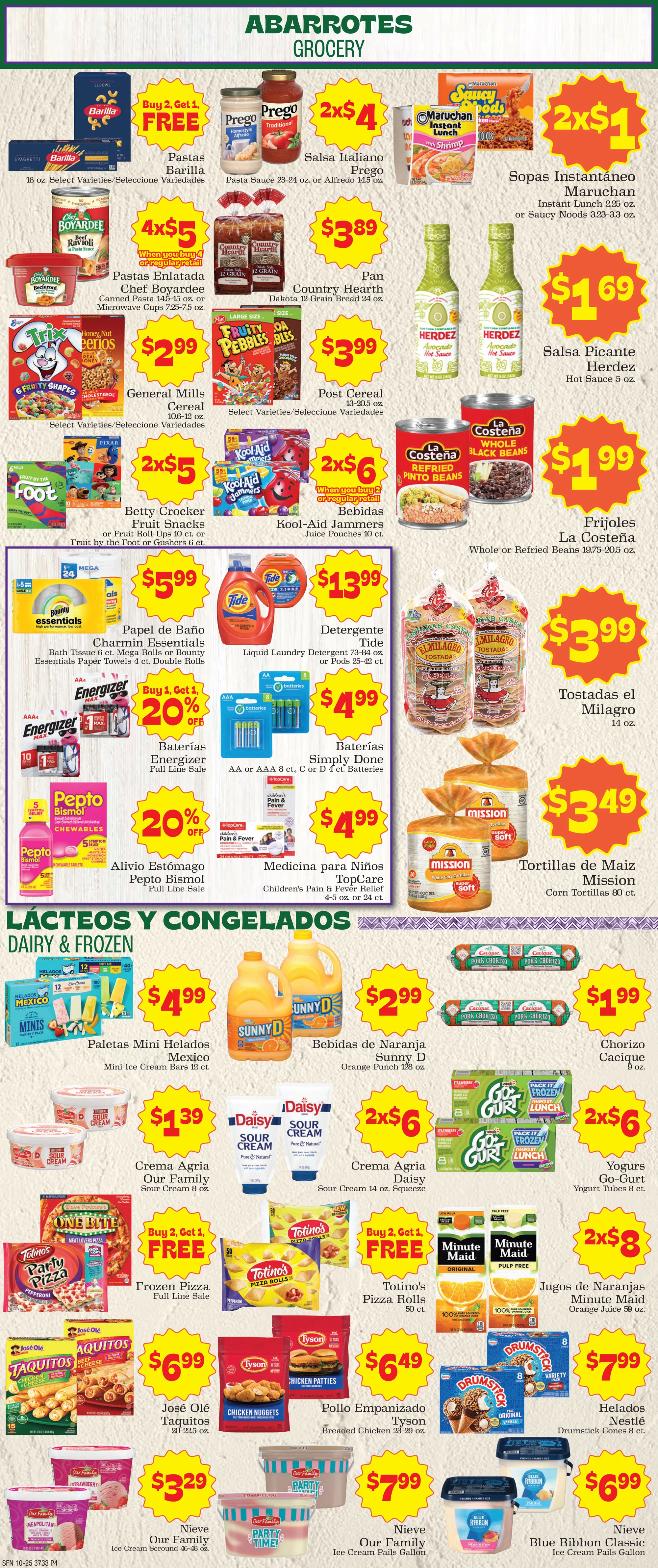 Supermercado Nuestra Familia 10/25 Weekly Ad - Page 4