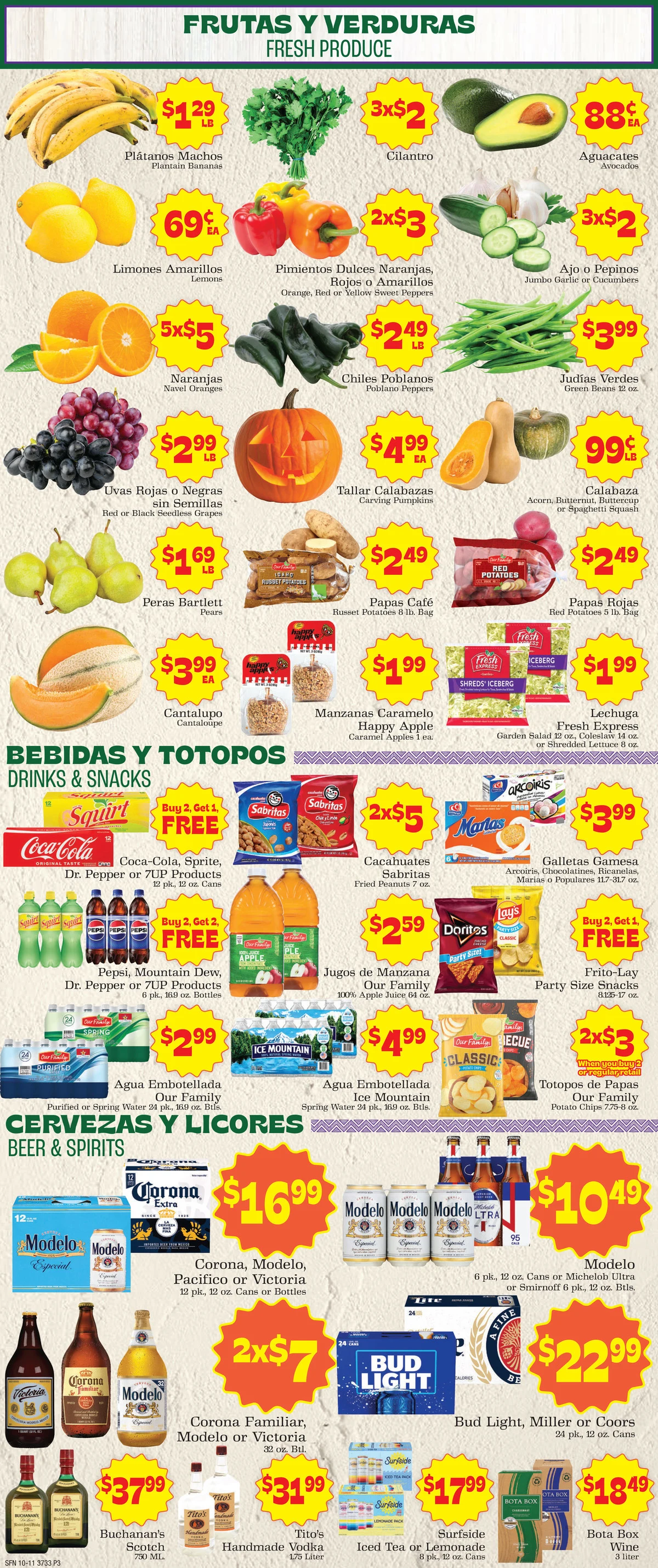 Supermercado Nuestra Familia 10/11 Weekly Ad - Page 3