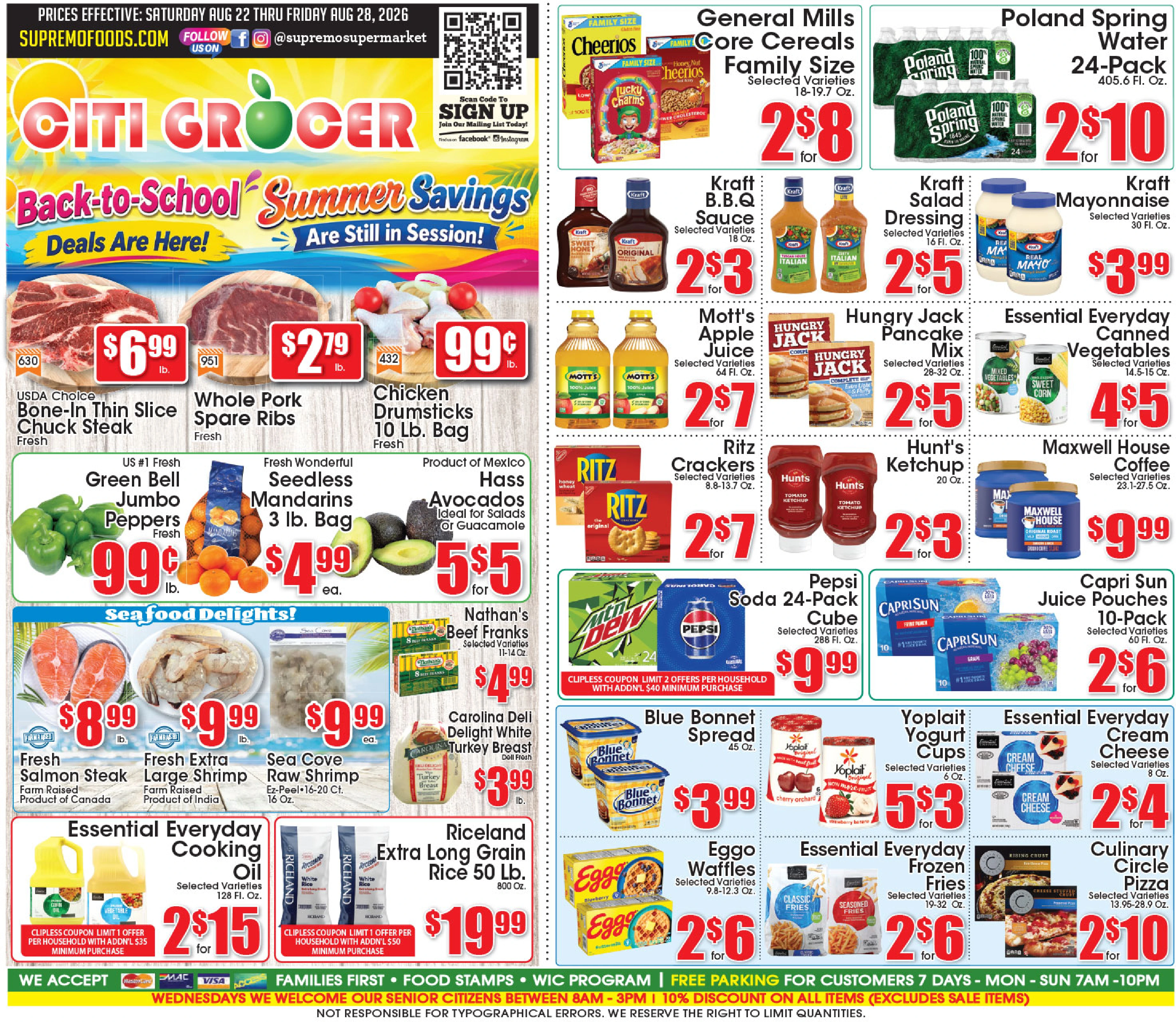 Supremo Food Markets Supremo Food Markets - Page 1