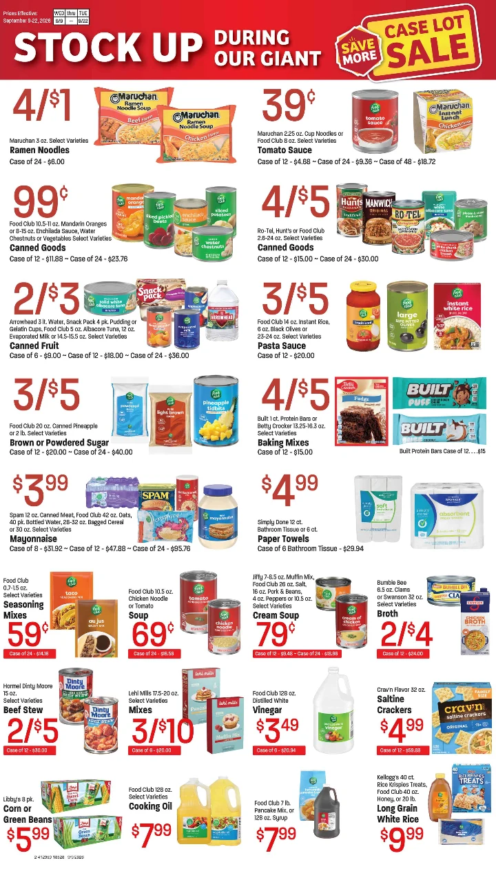 Swensen's Markets AD - Swensen's Caselot Ad 9/9/26 thru 9/22/26 - Page 2