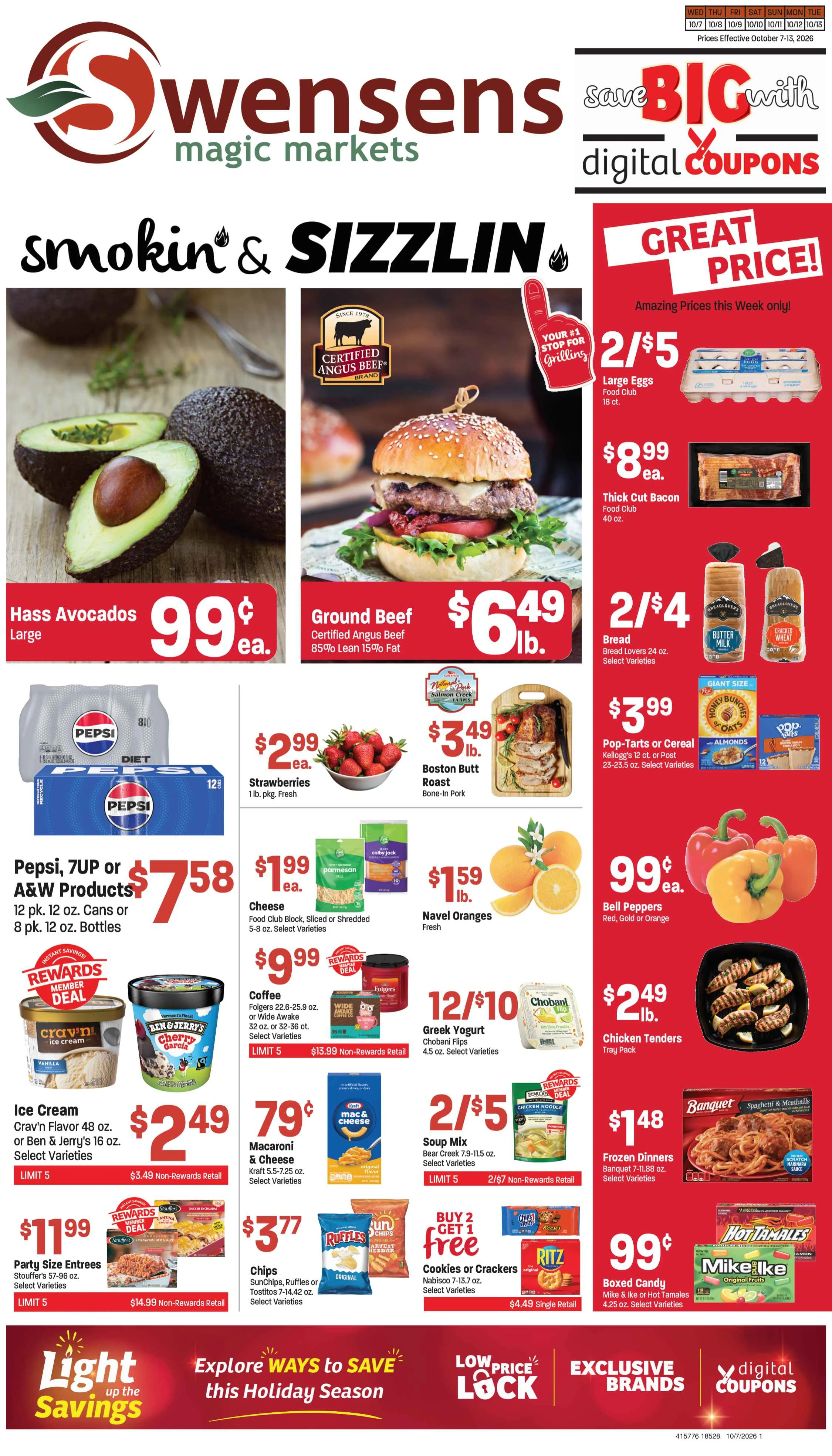 Swensen's Markets Ad - Swensen's Weekly Ad 10/7/2026 to 10/13/2026 - Page 1