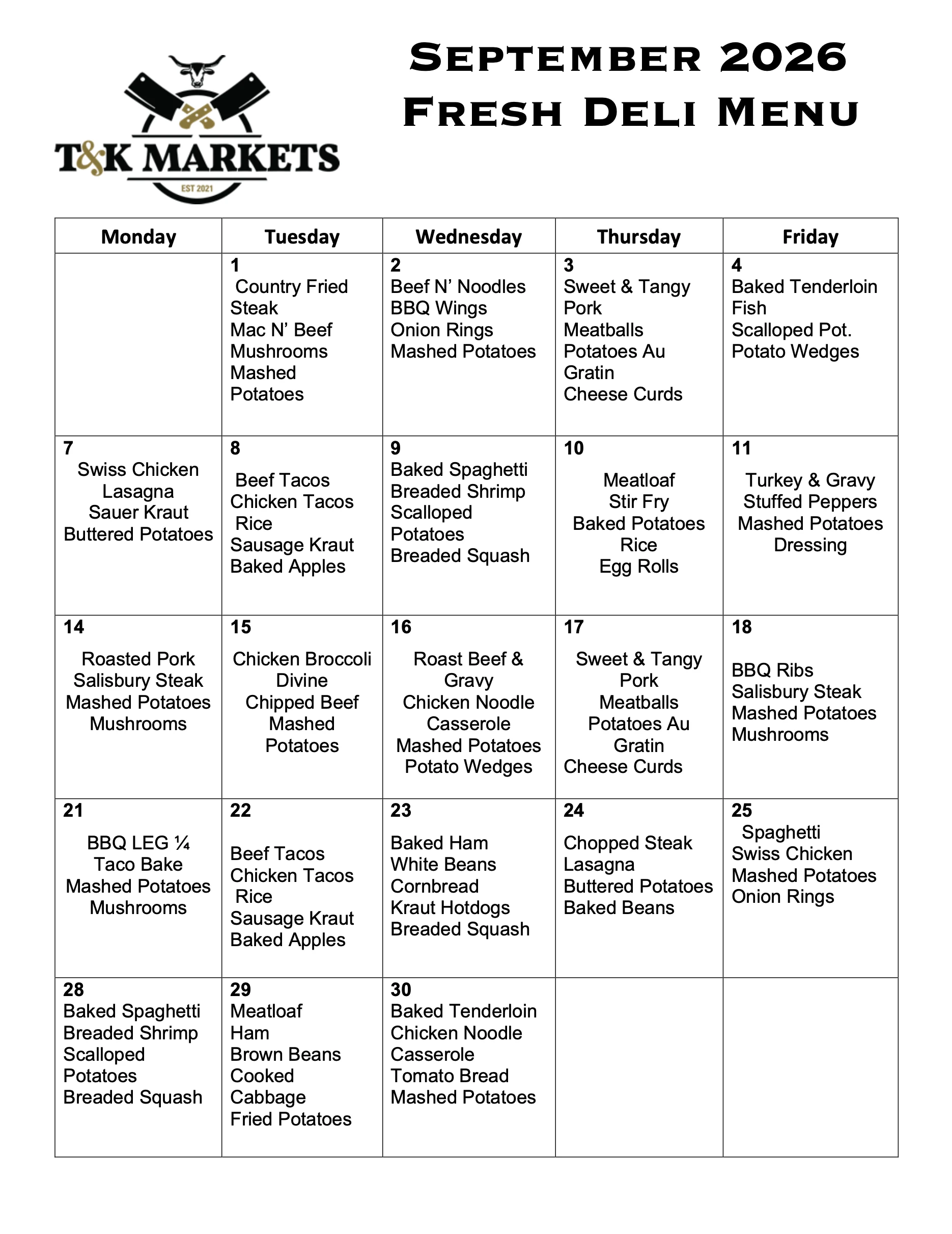 T&K Markets T&K Markets - Page 13