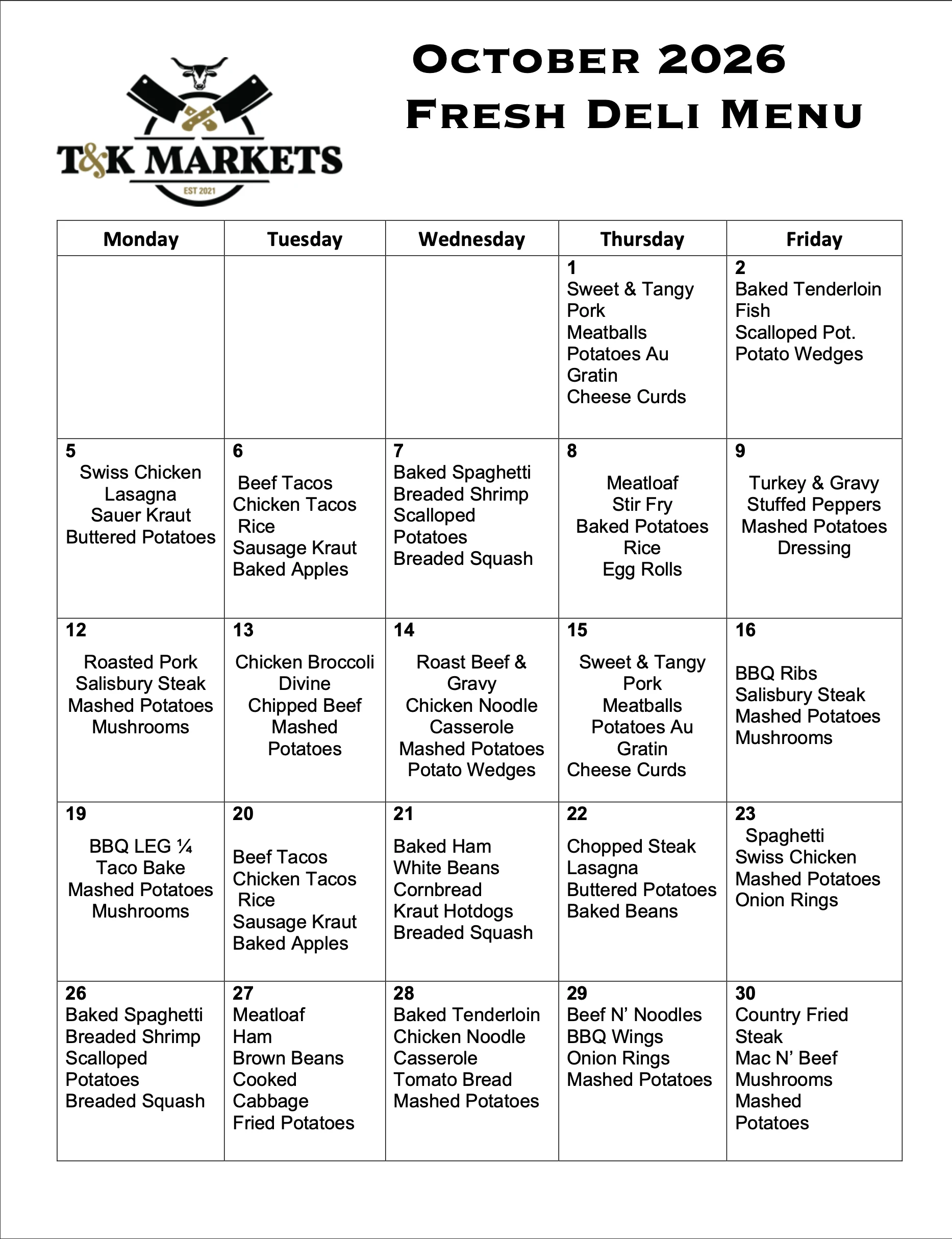 T&K Markets T&K Markets - Page 13