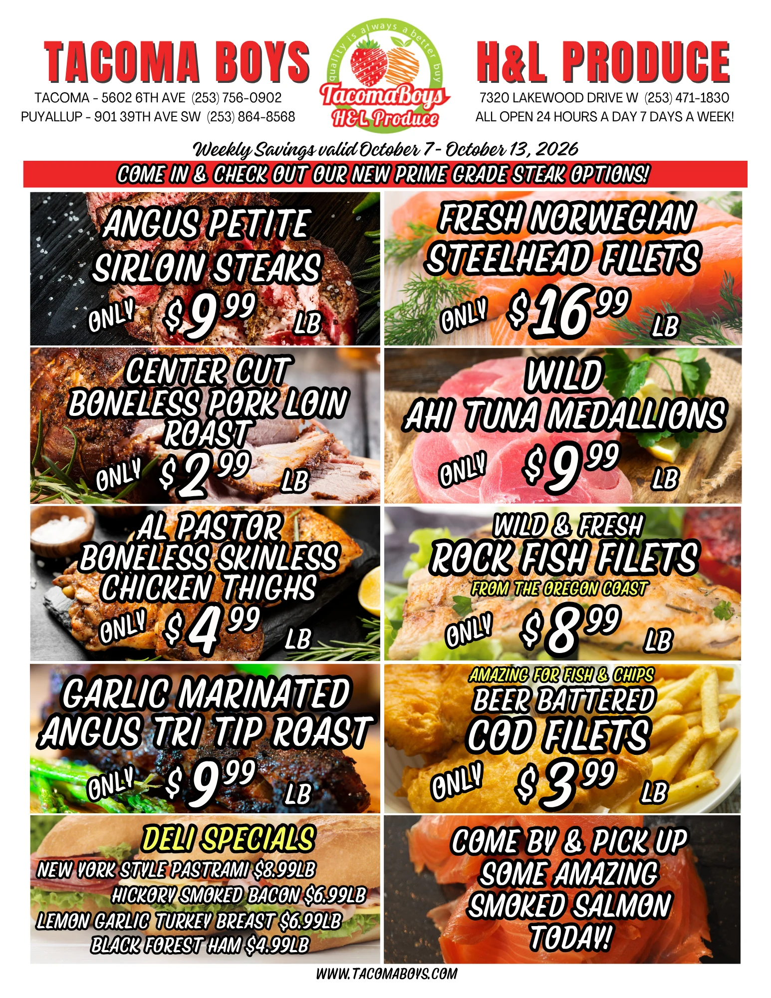 Tacoma Boys Weekly Specials - Page 2