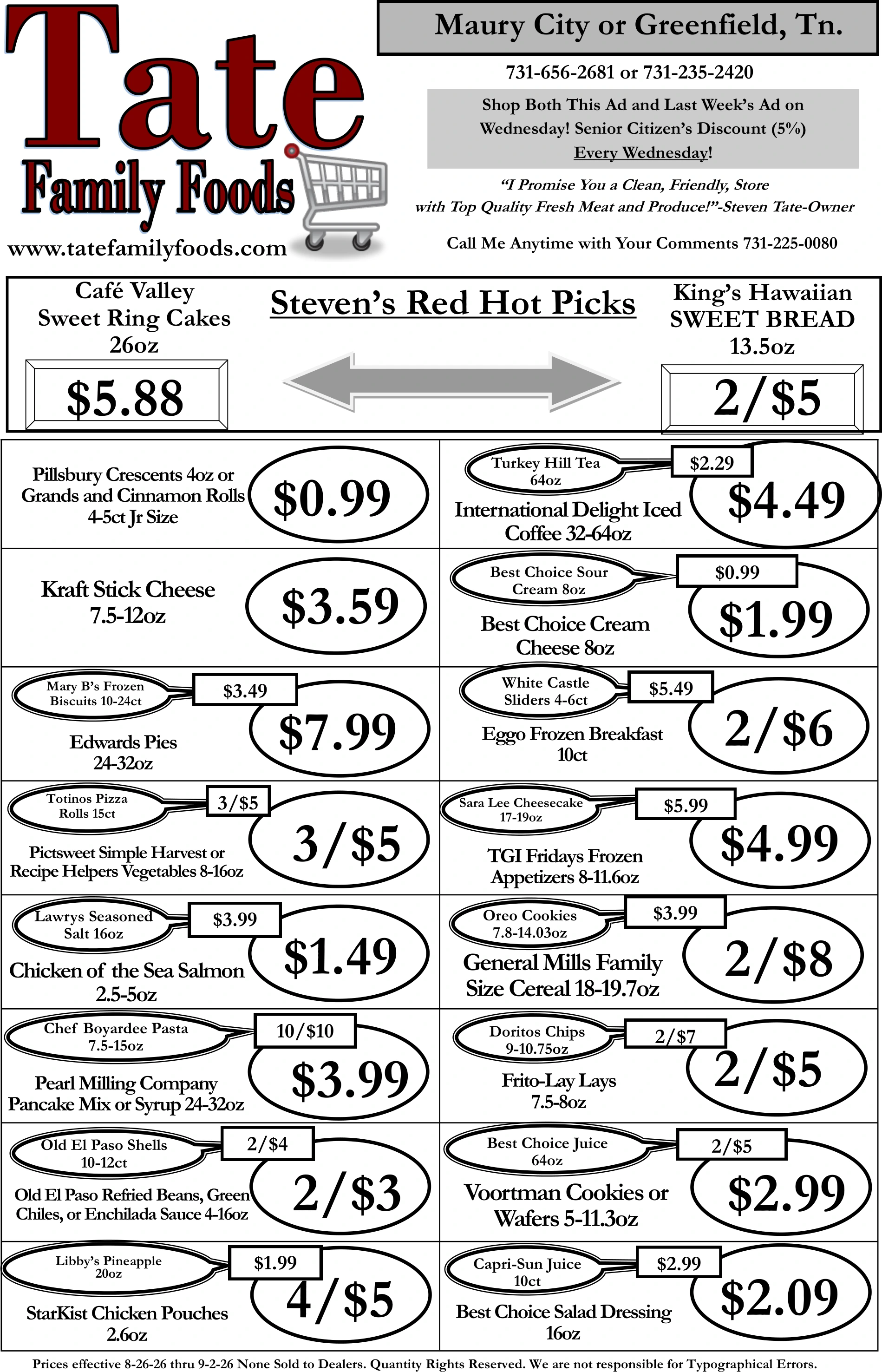 Tate Family Foods Tate Family Foods - Page 2