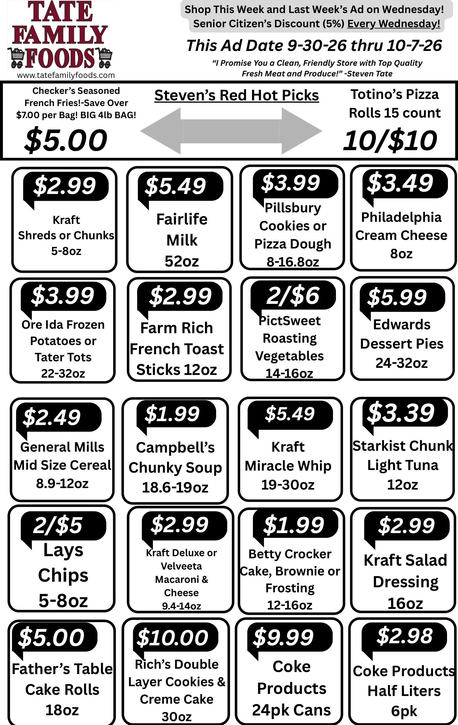 Tate Family Foods Tate Family Foods - Page 2