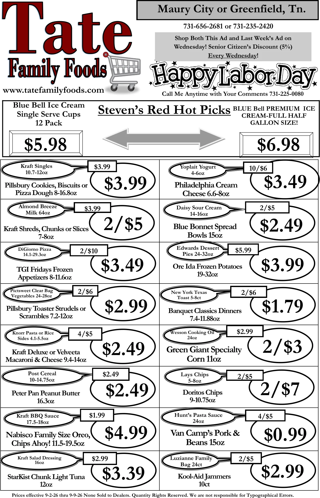 Tate Family Foods Tate Family Foods - Page 2