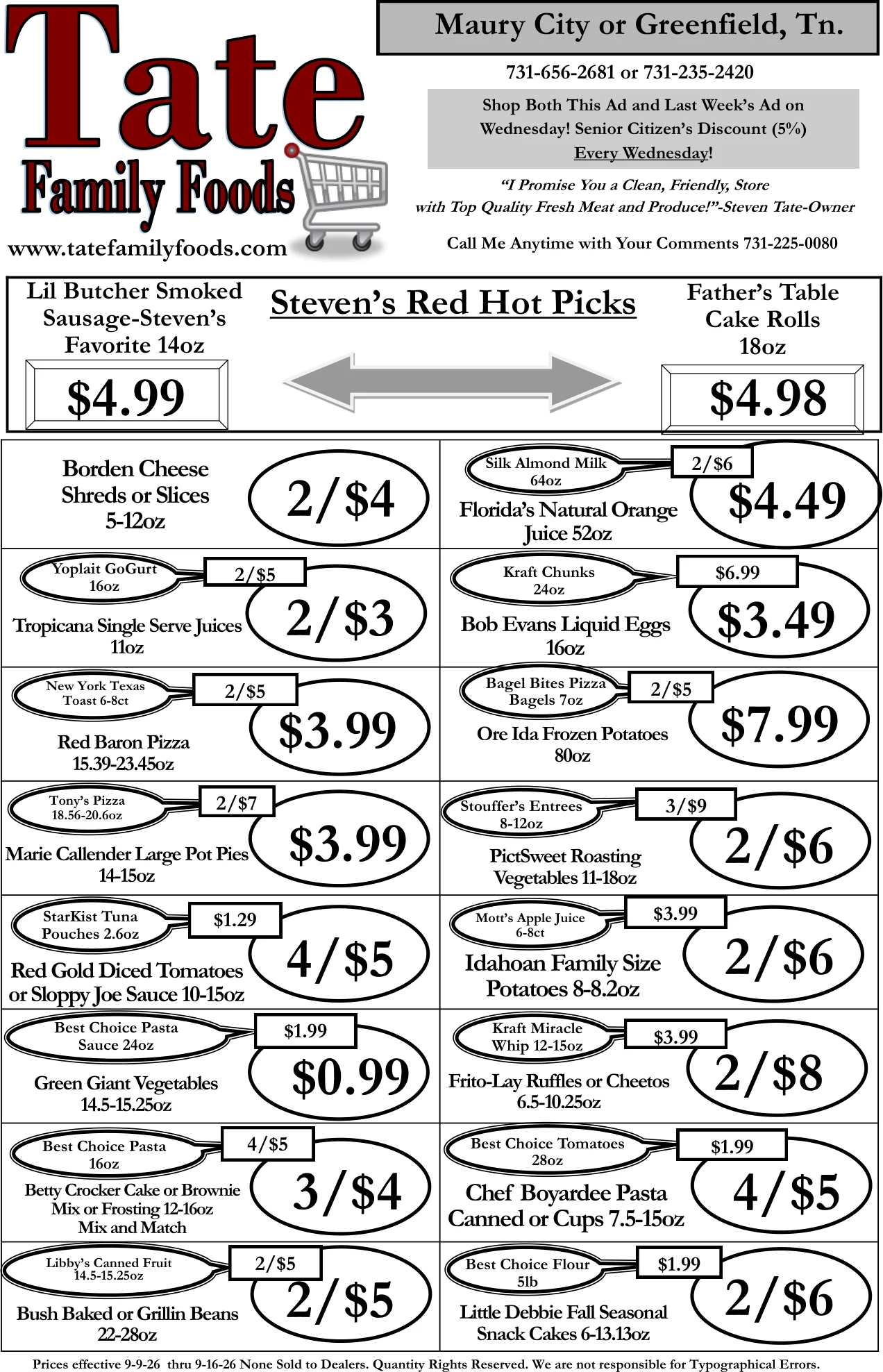 Tate Family Foods Tate Family Foods - Page 2