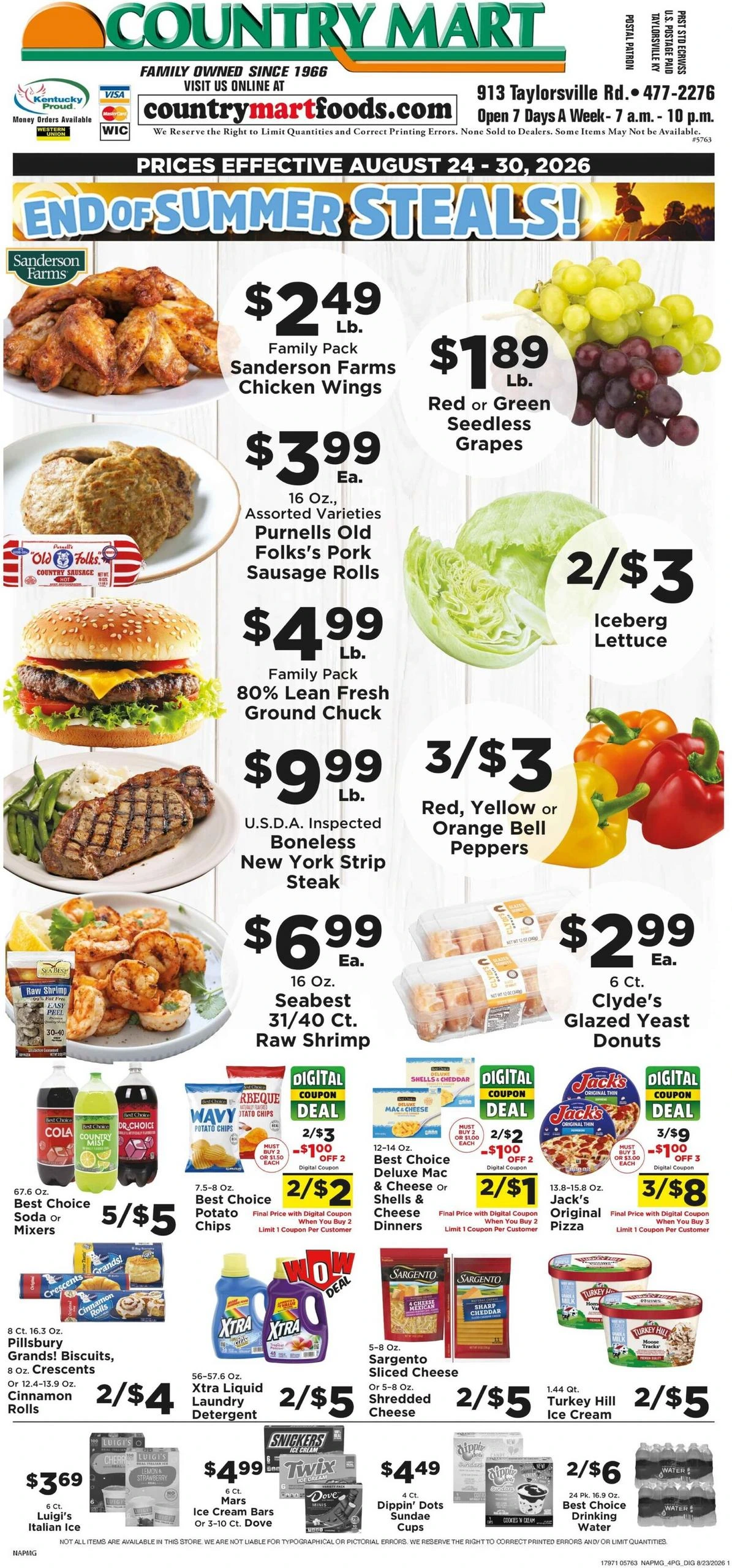 Taylorsville Country Mart Indexed Weekly - Page 1