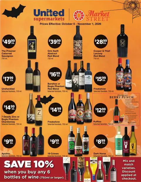 October Alcohol Flyer