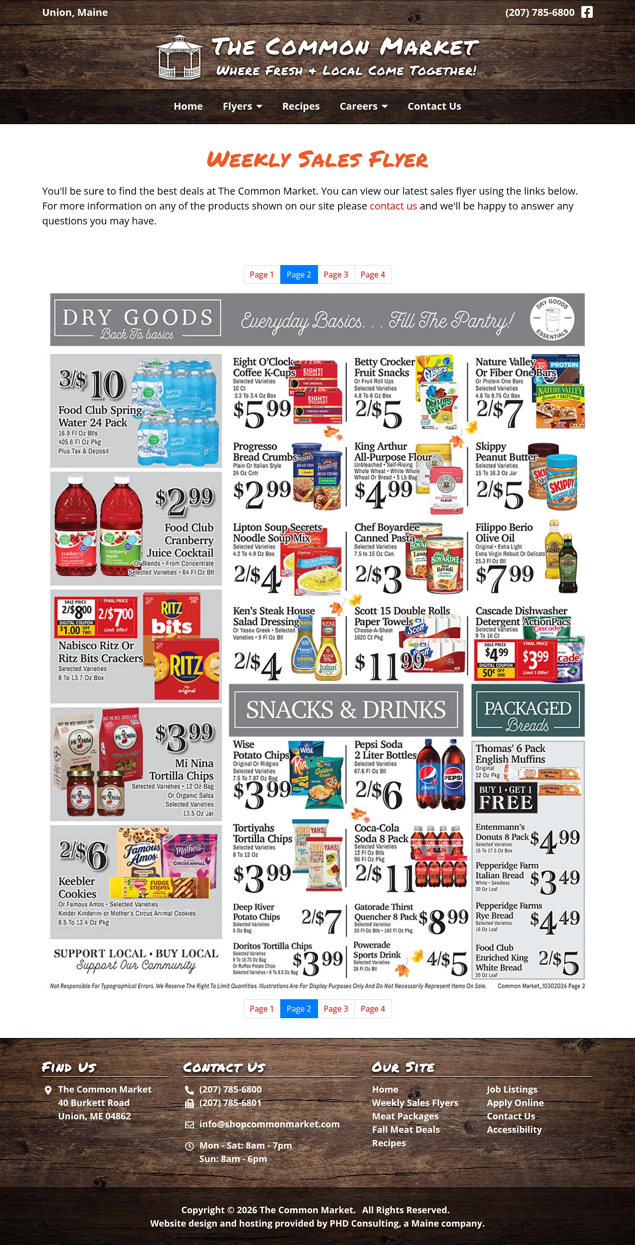 The Common Market Weekly Sales Flyer - Page 2