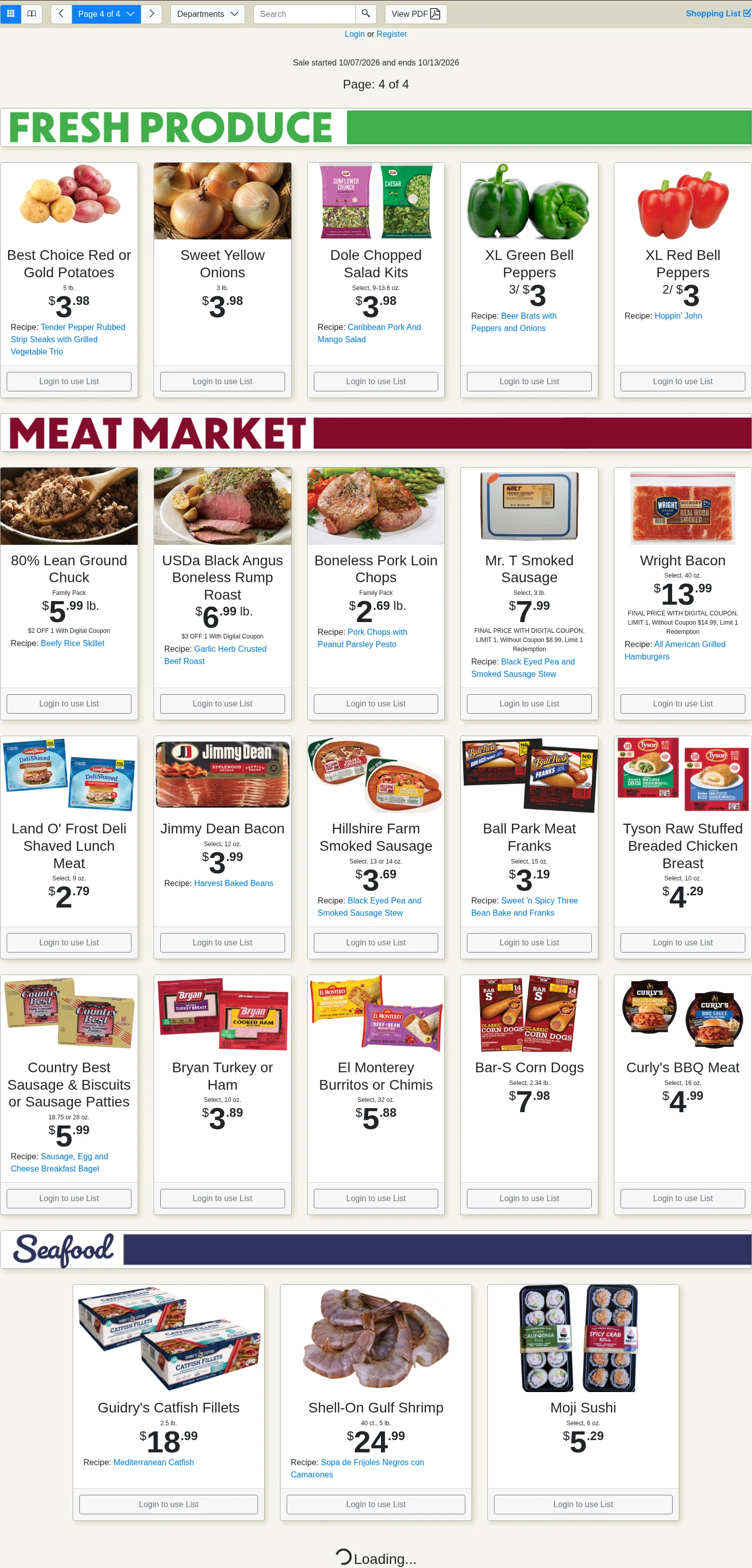 The Markets Louisiana Weekly Specials - Page 4