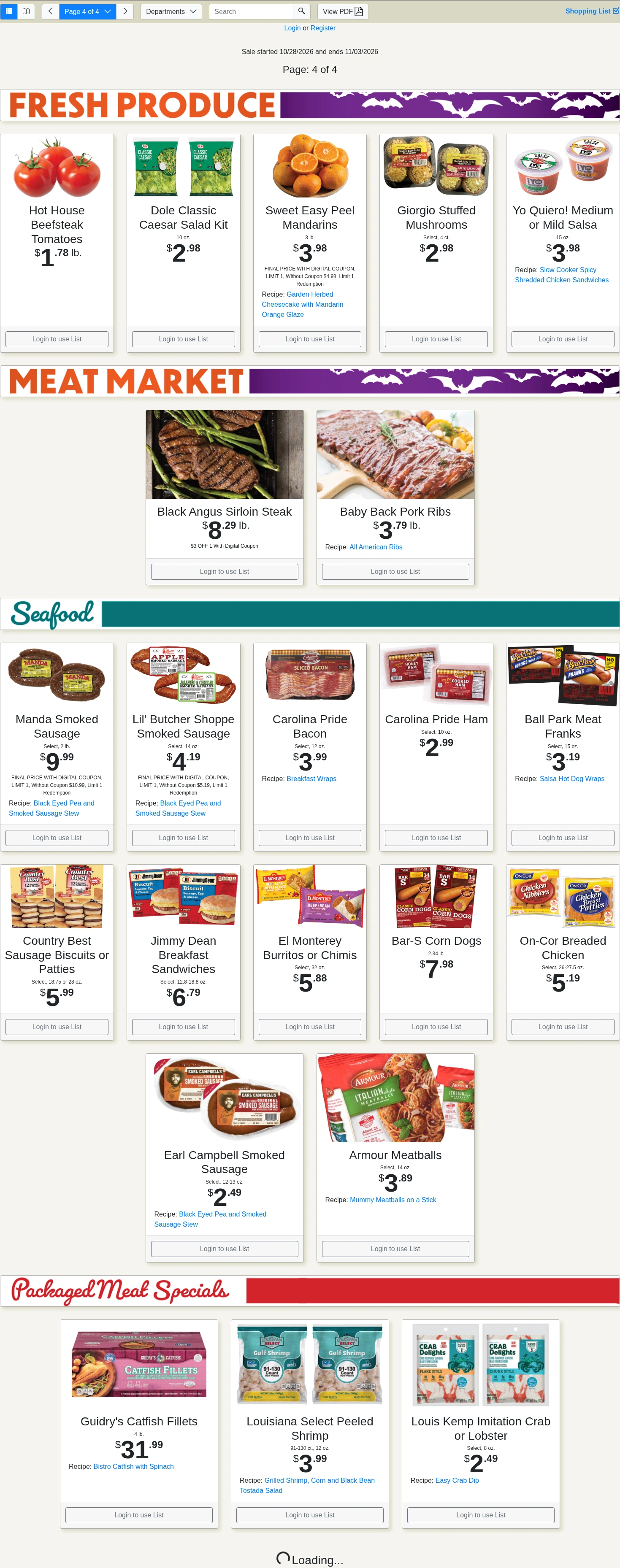 The Markets Louisiana Weekly Specials - Page 4