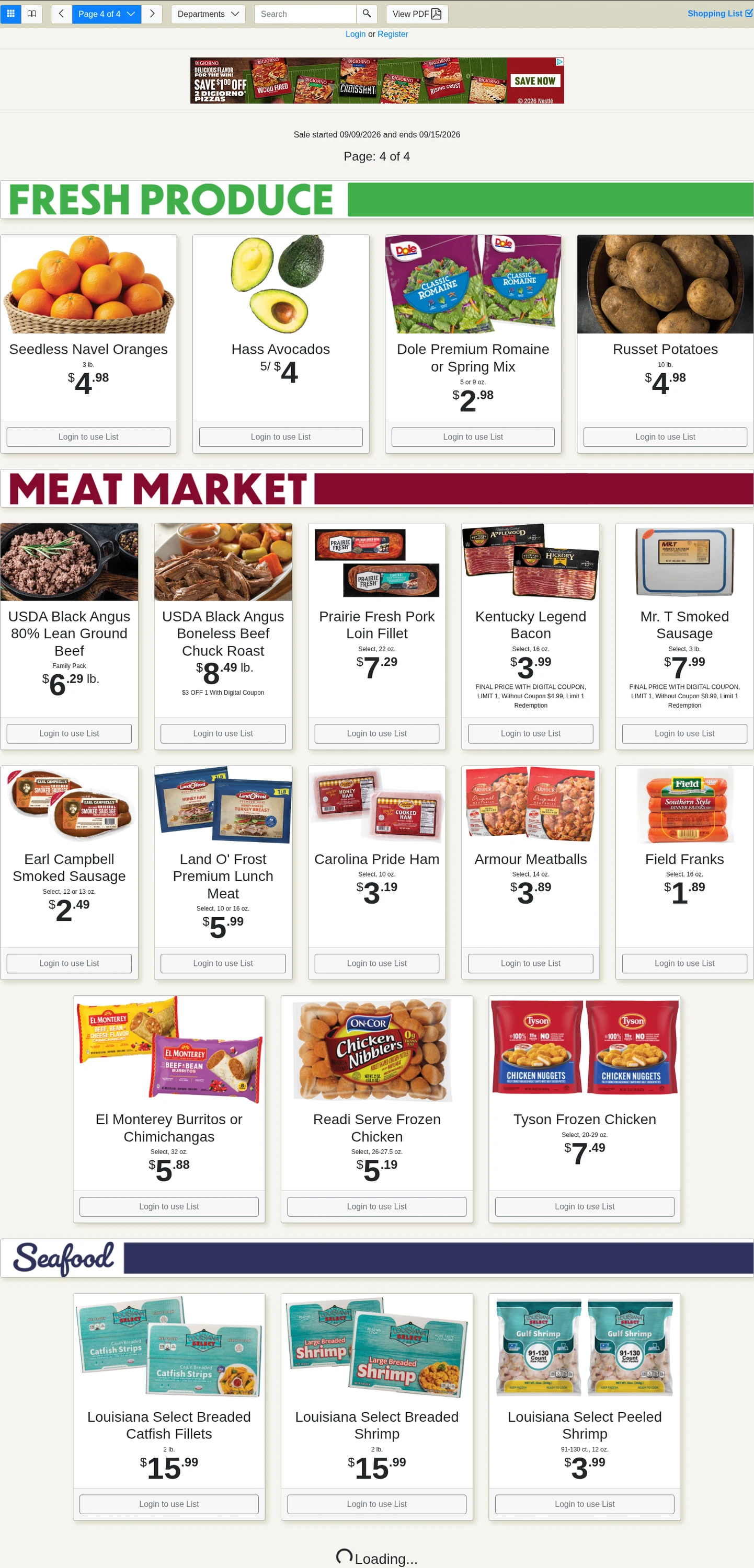 The Markets Louisiana Weekly Specials - Page 4