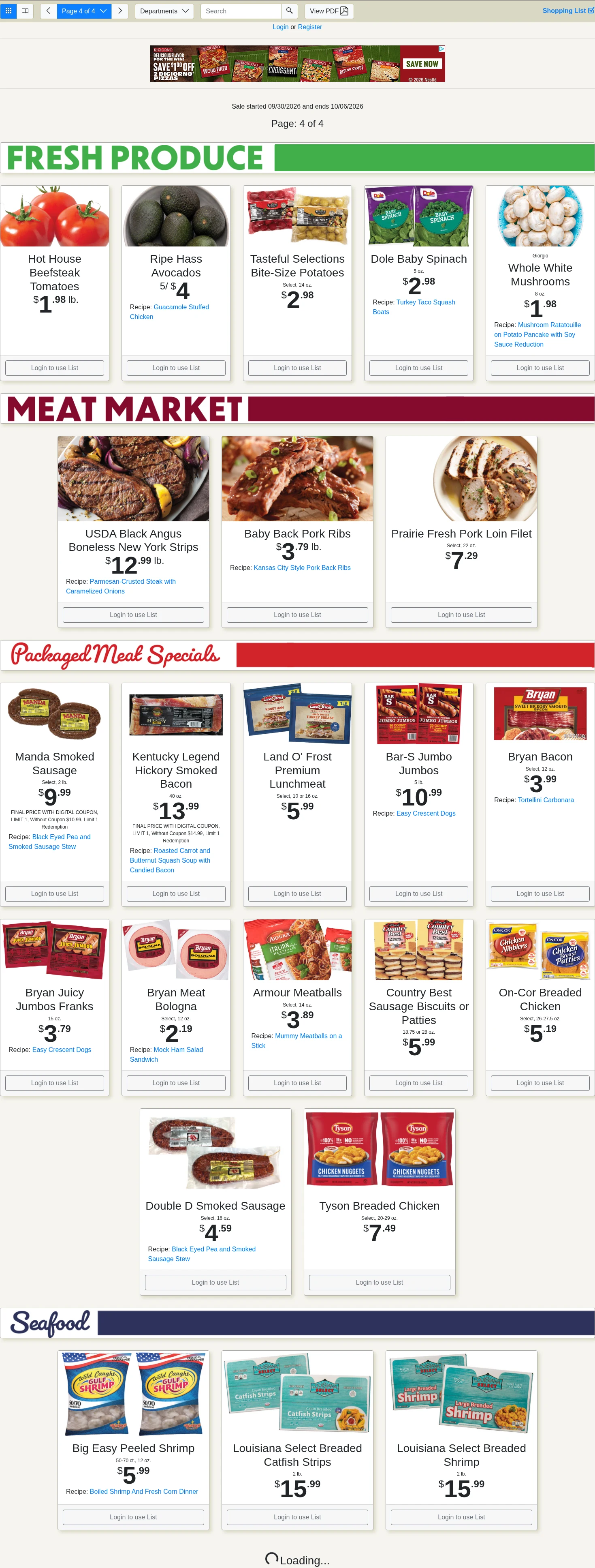 The Markets Louisiana Weekly Specials - Page 4